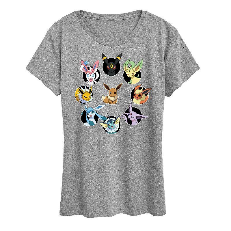Women's Pokemon Eevee Evolution Graphic Tee,  Product Image