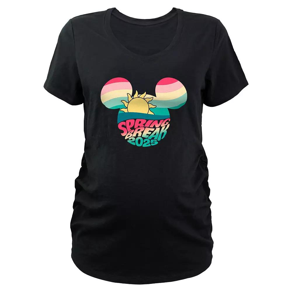 Disney's Mickey Mouse Spring Break 2025 Maternity Graphic Tee, Women's,  Product Image