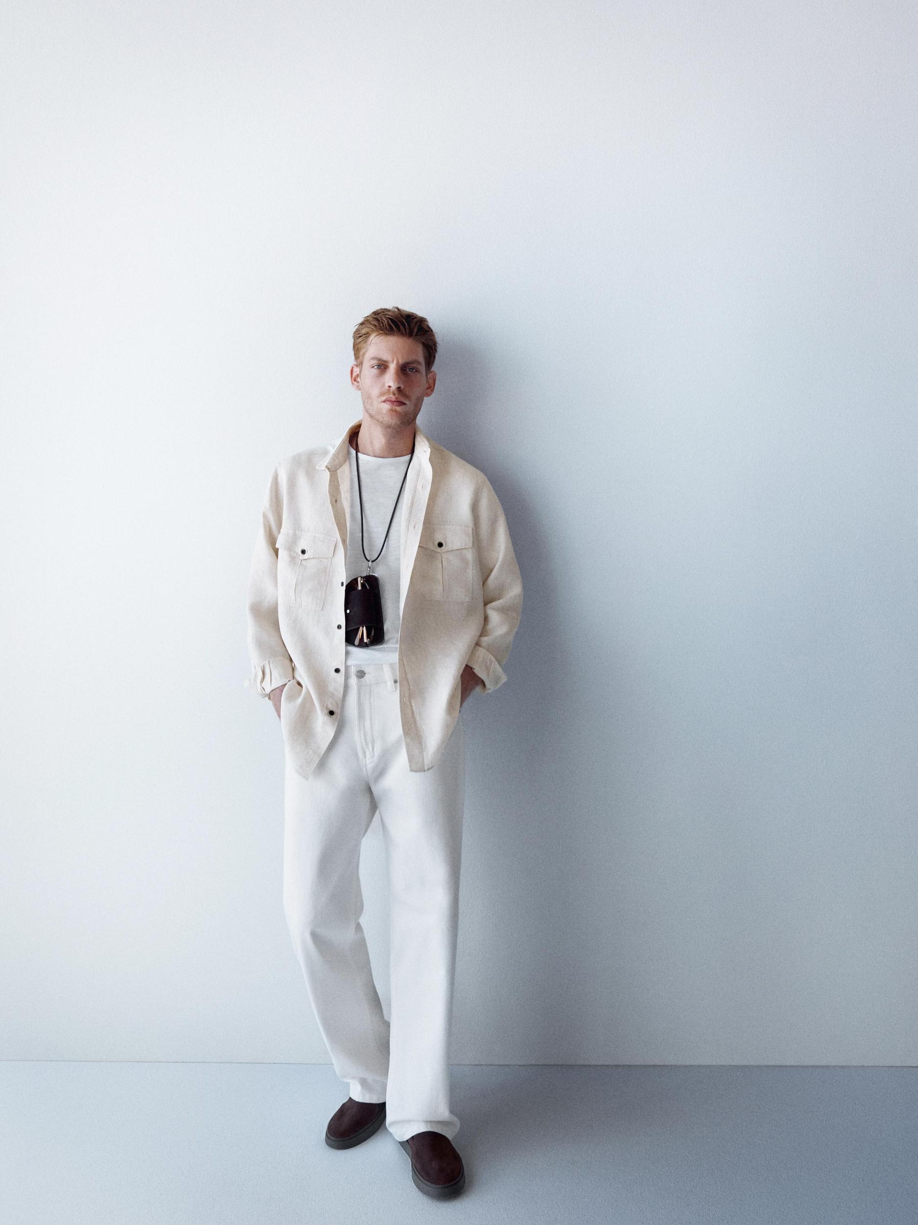 Split leather loafers Product Image