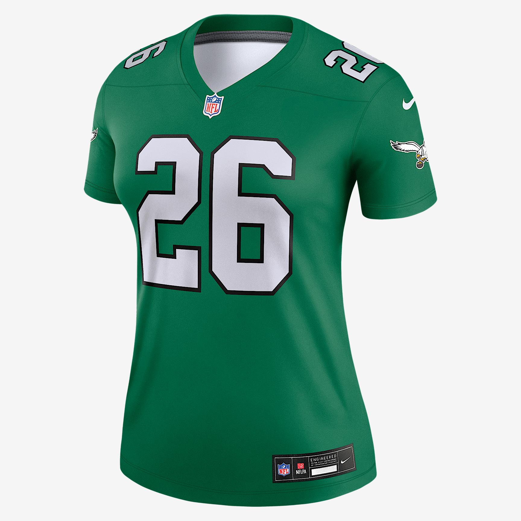 Saquon Barkley Philadelphia Eagles Nike Womens Dri-FIT NFL Legend Jersey | 94NW03T786F-YZ2 Product Image