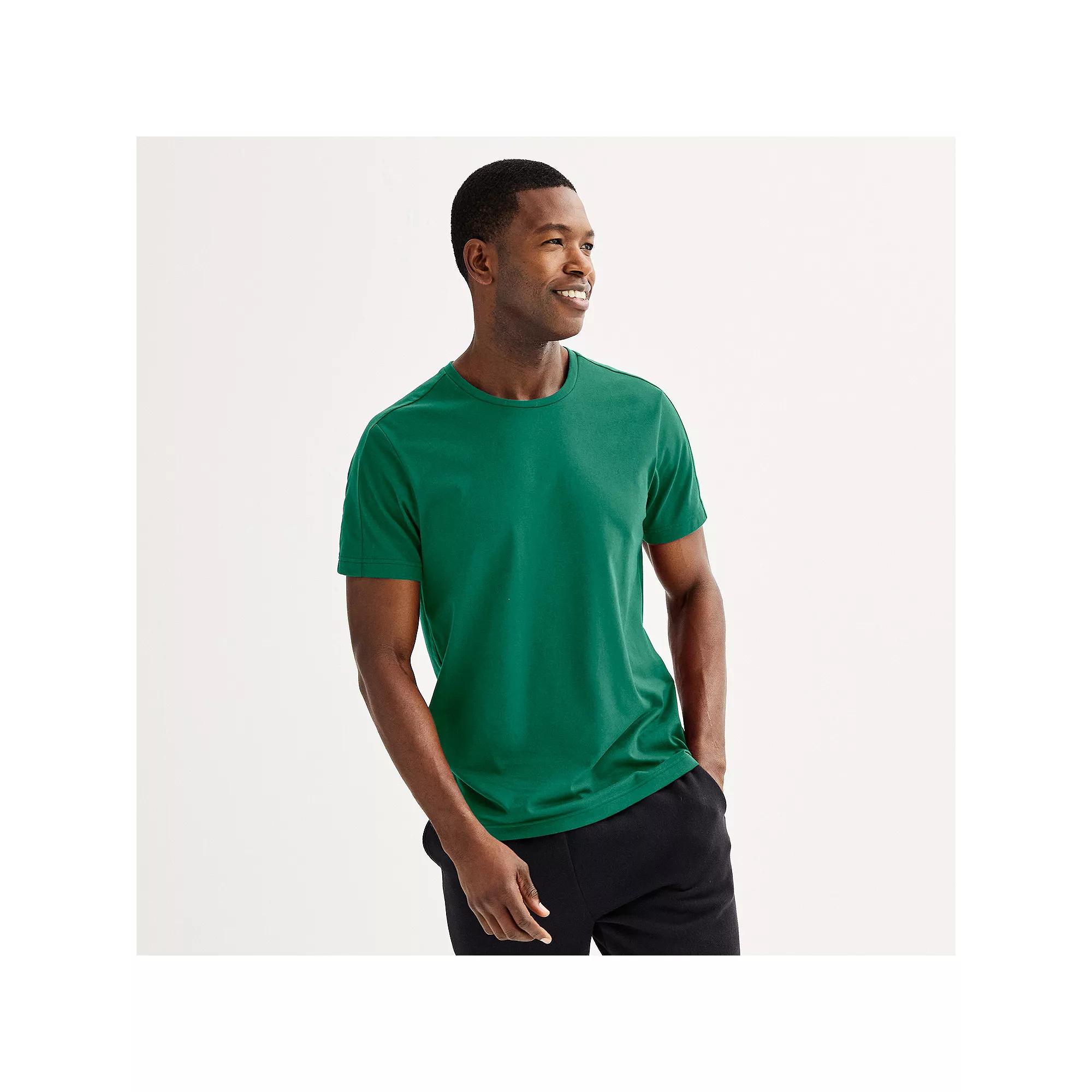 Men's Tek Gear® Essential Gear Tee, Size: Medium, Scotch Green Product Image