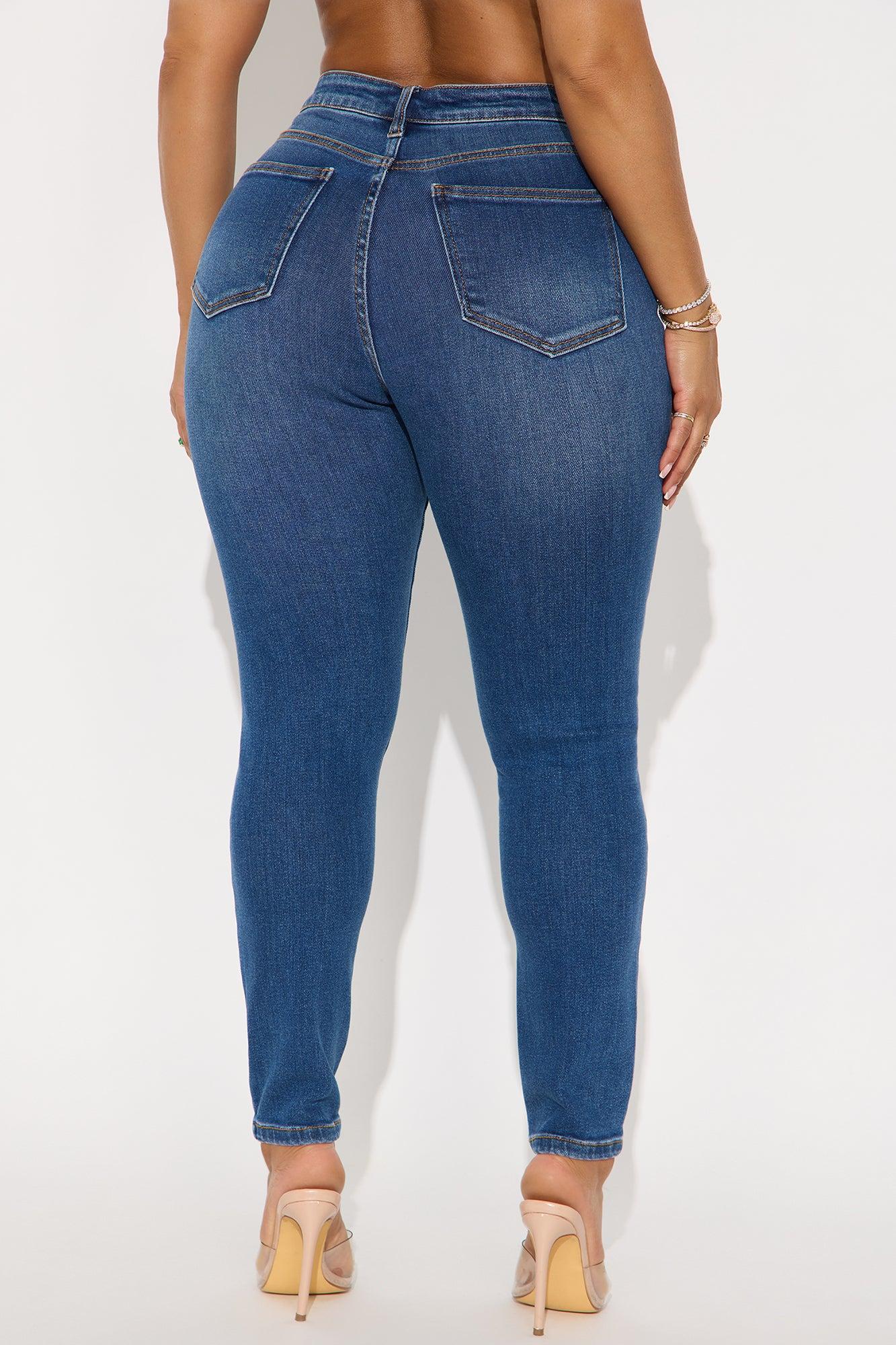 Vivacious Ripped High Rise Skinny Jeans - Medium Wash Female Product Image