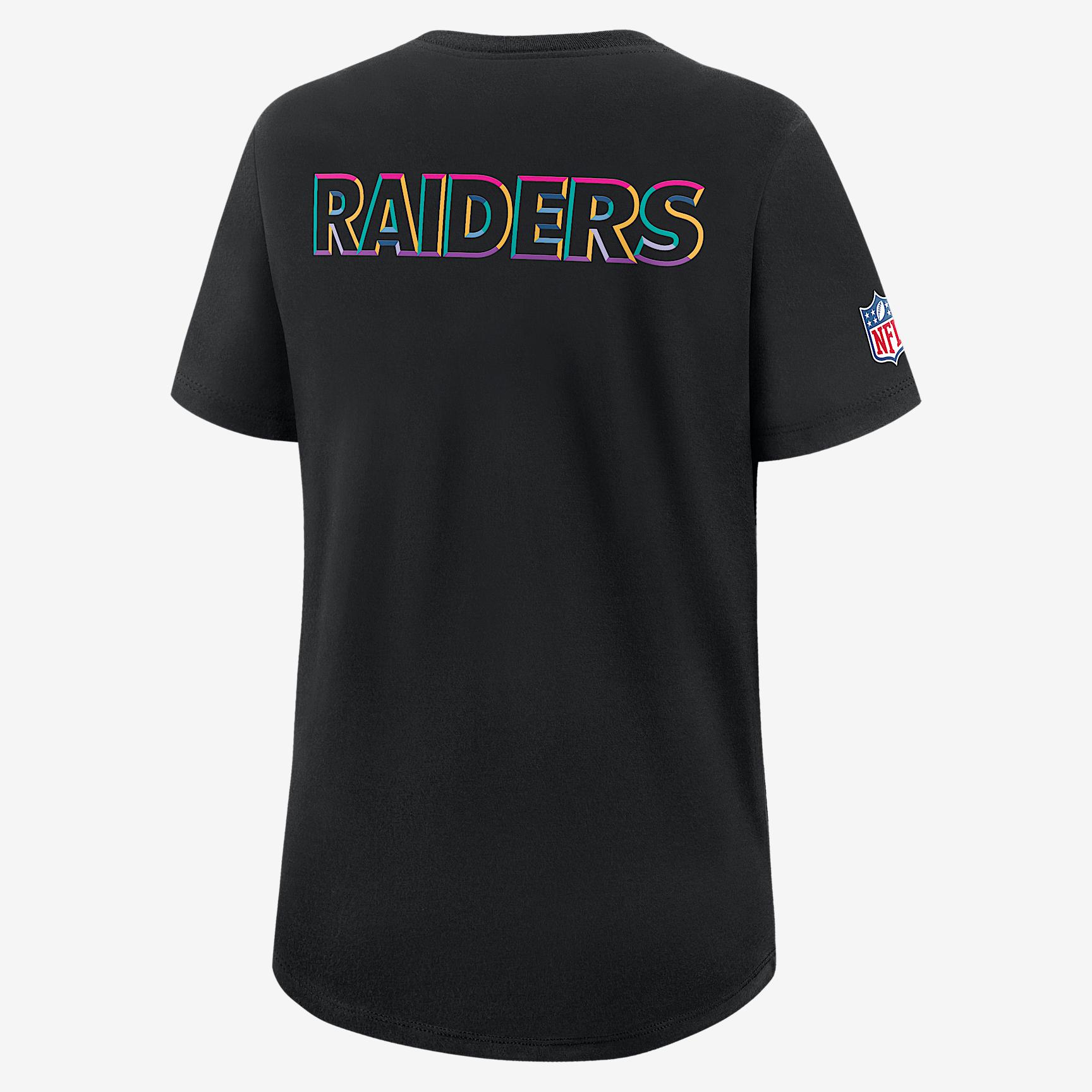 Las Vegas Raiders Crucial Catch Women's Nike Dri-FIT NFL T-Shirt Product Image