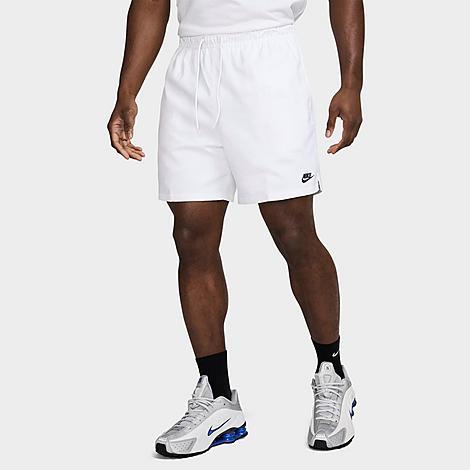 Nike Mens Nike Club Flow Shorts - Mens Black/White Product Image