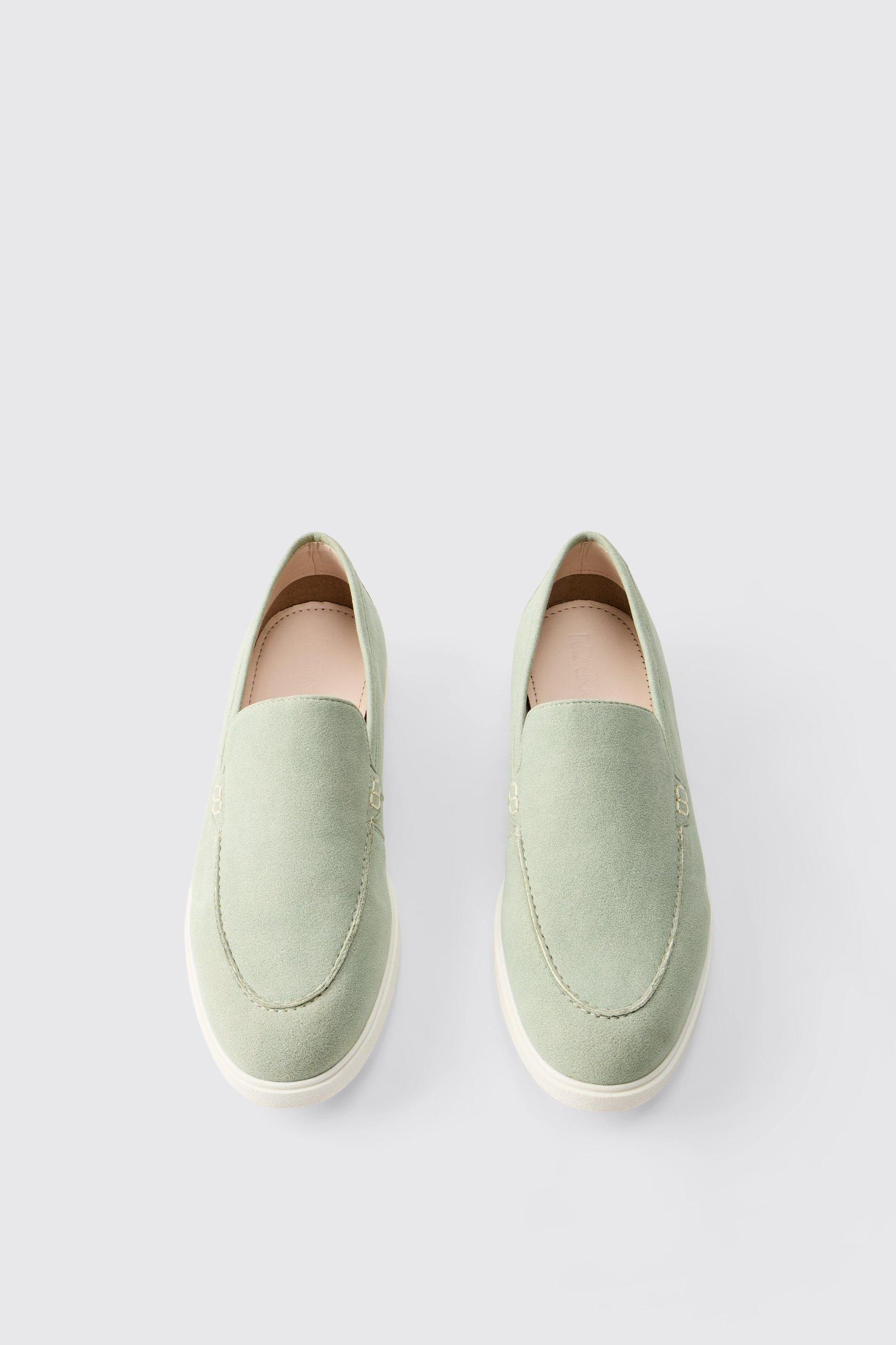 Faux Suede Loafer | boohooMAN USA Product Image