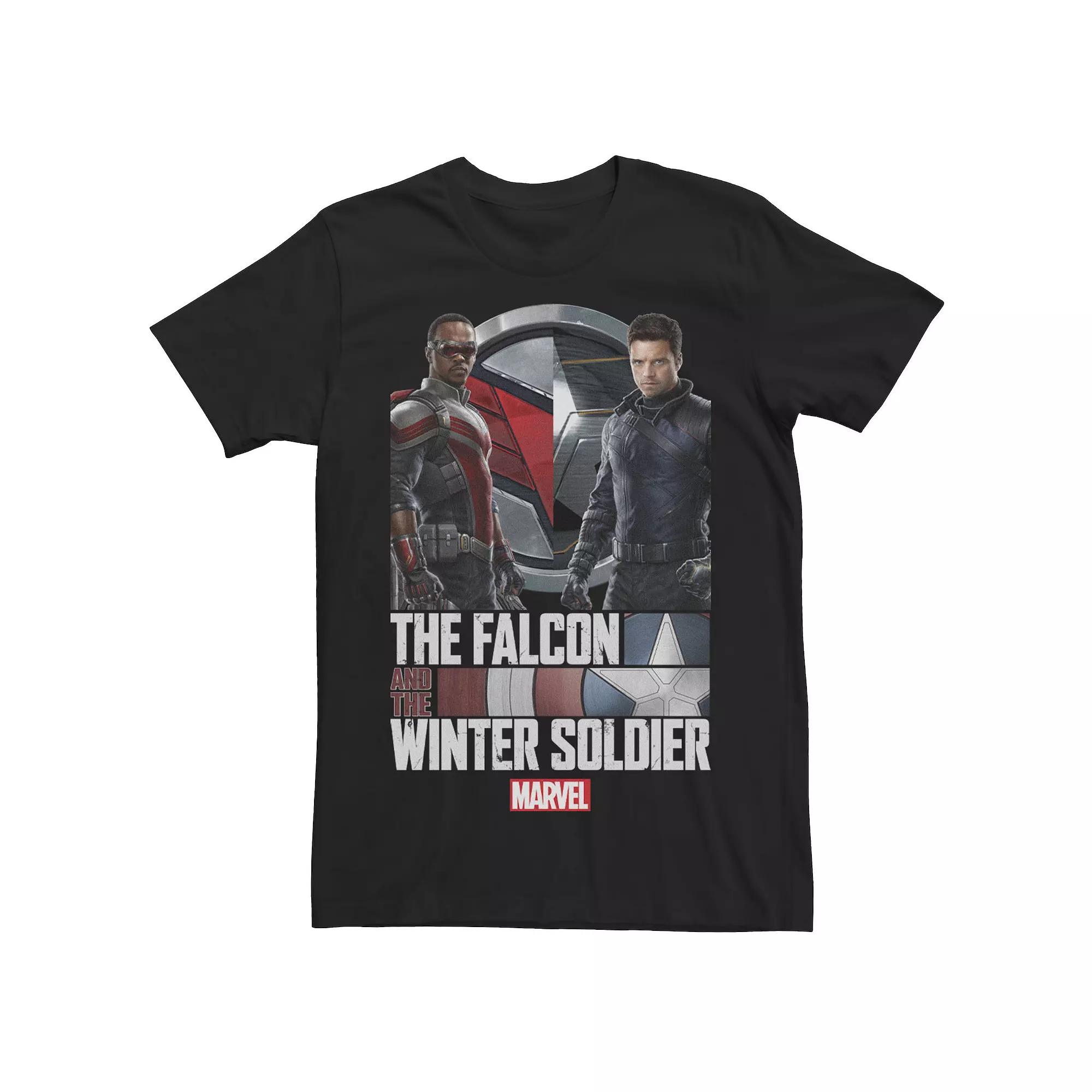 Big & Tall Marvel The Falcon And The Winter Soldier Poster Tee, Men's,  Product Image
