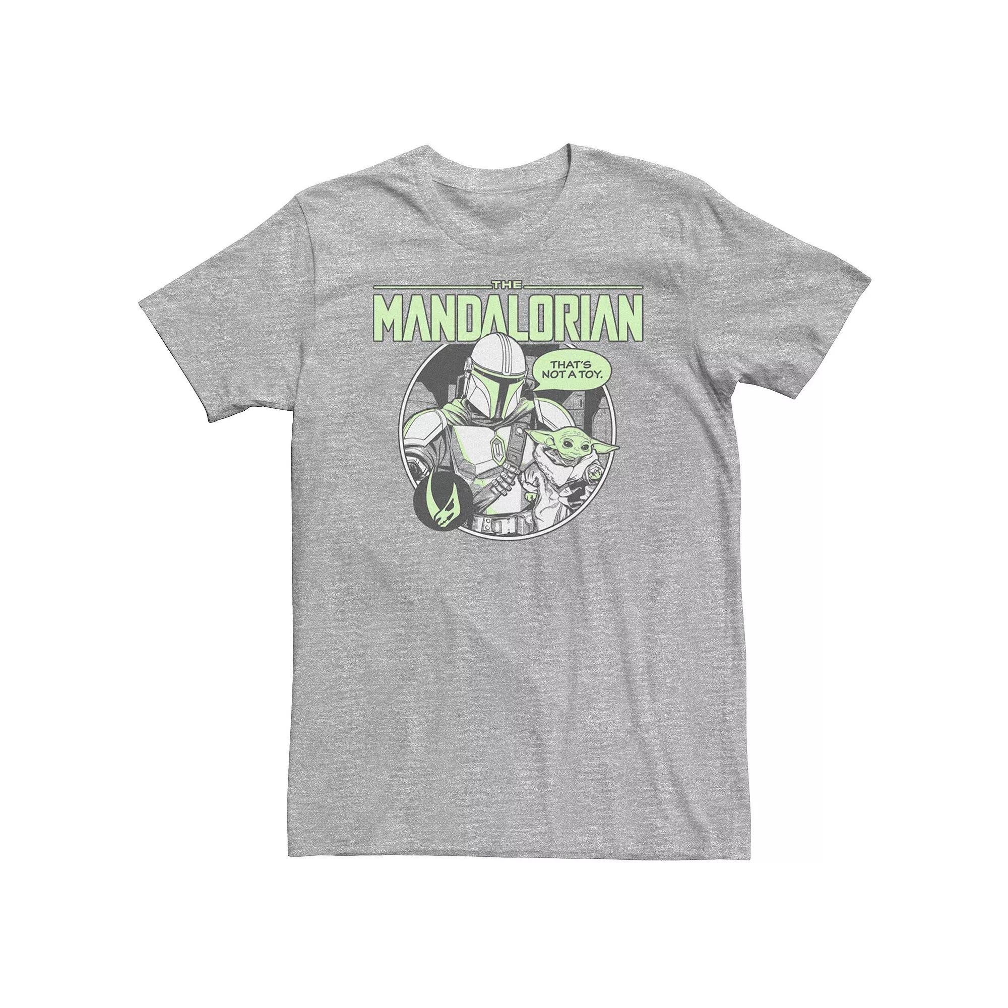 Big & Tall Star Wars: The Mandalorian The Child That's Not A Toy Neon Tee, Men's,  Product Image