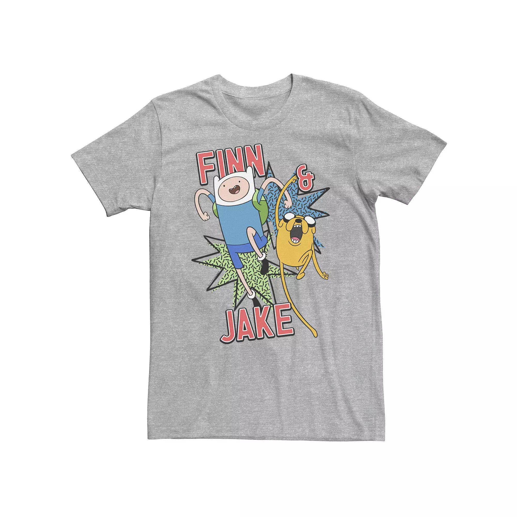 Big & Tall Cartoon Network Adventure Time Finn & Jake Kapows Tee, Men's,  Product Image