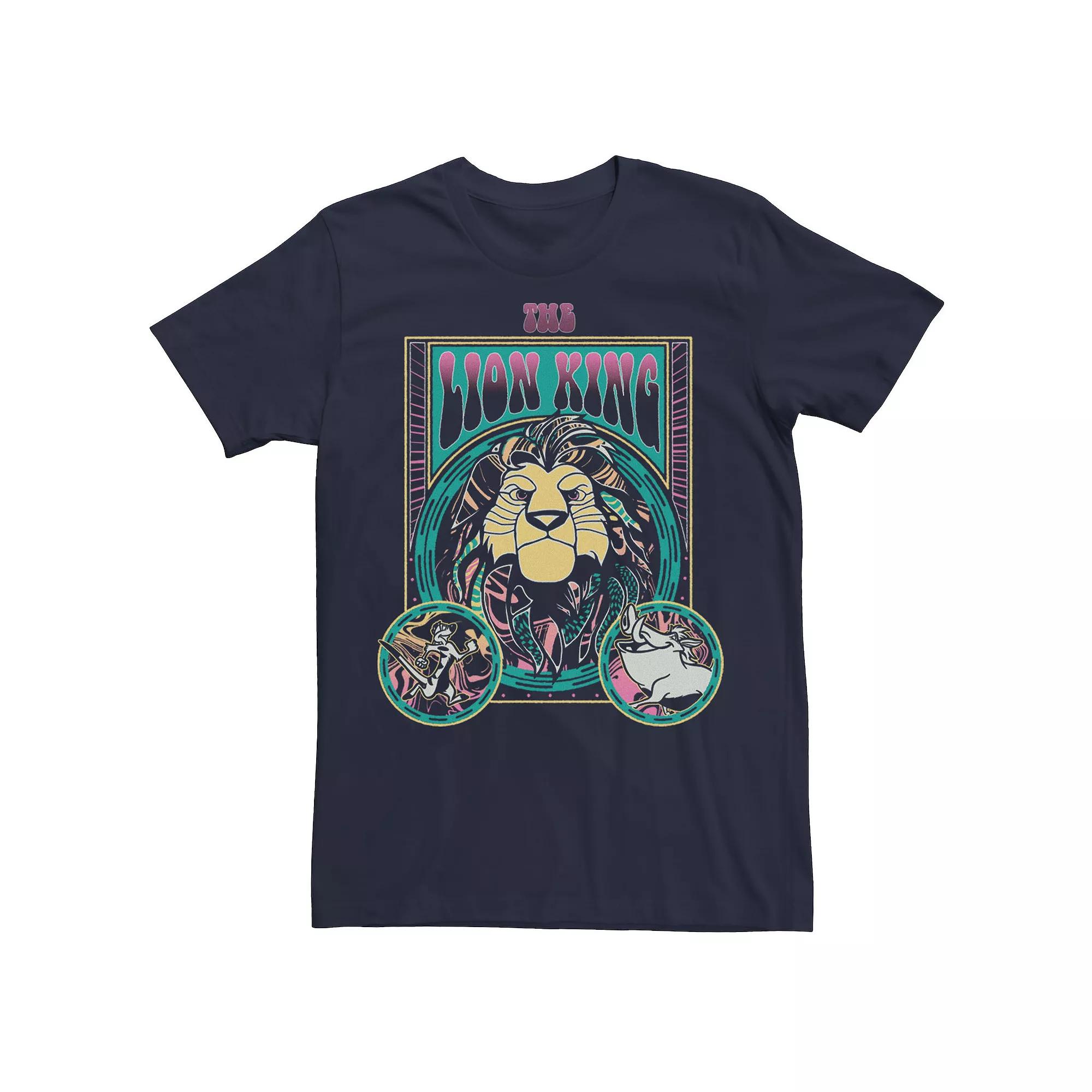 Disney's The Lion King Simba & Friends Tribal Card Men's Tee,  Product Image