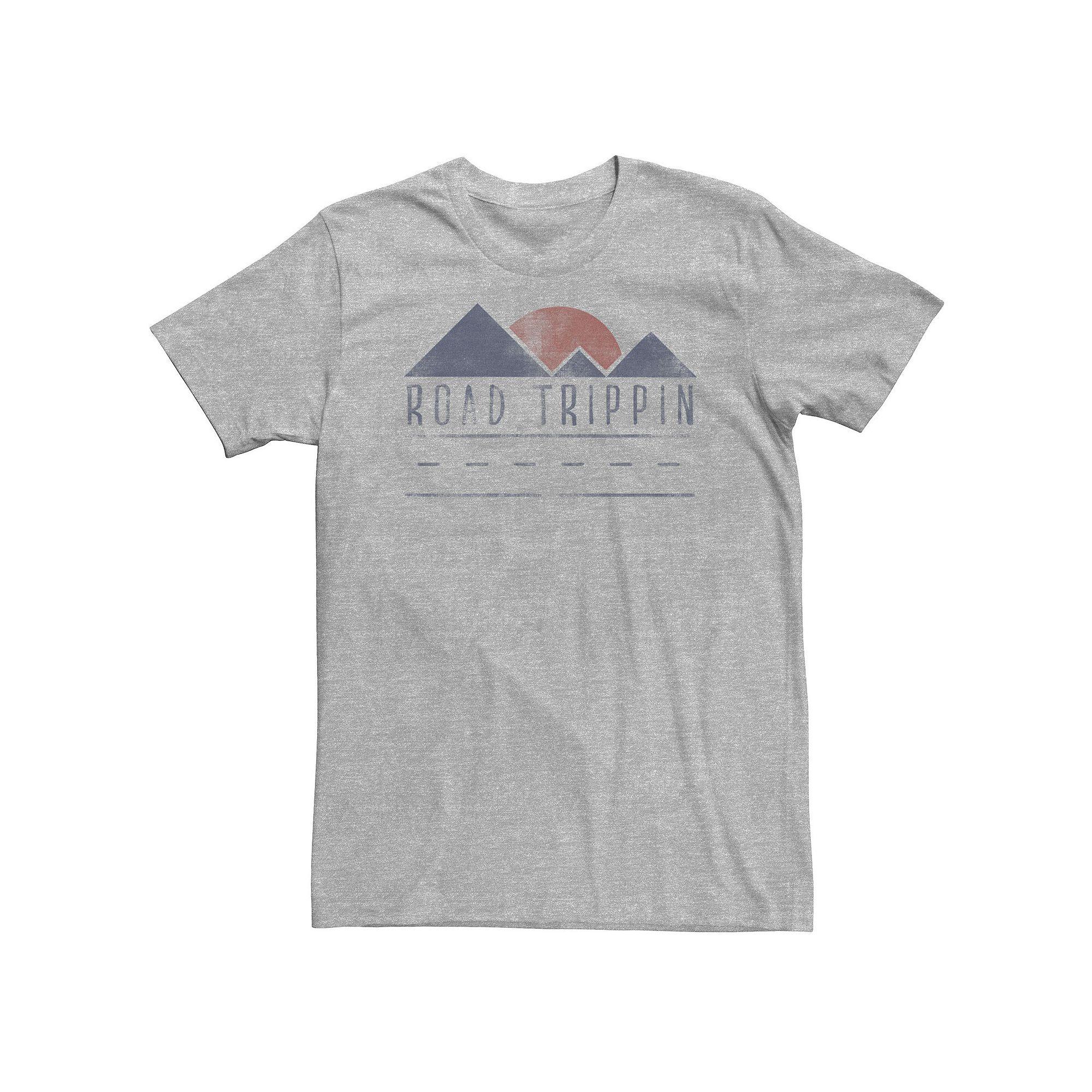 Men's Camp Cali Camper Trailer Line Art Graphic Tee,  Product Image