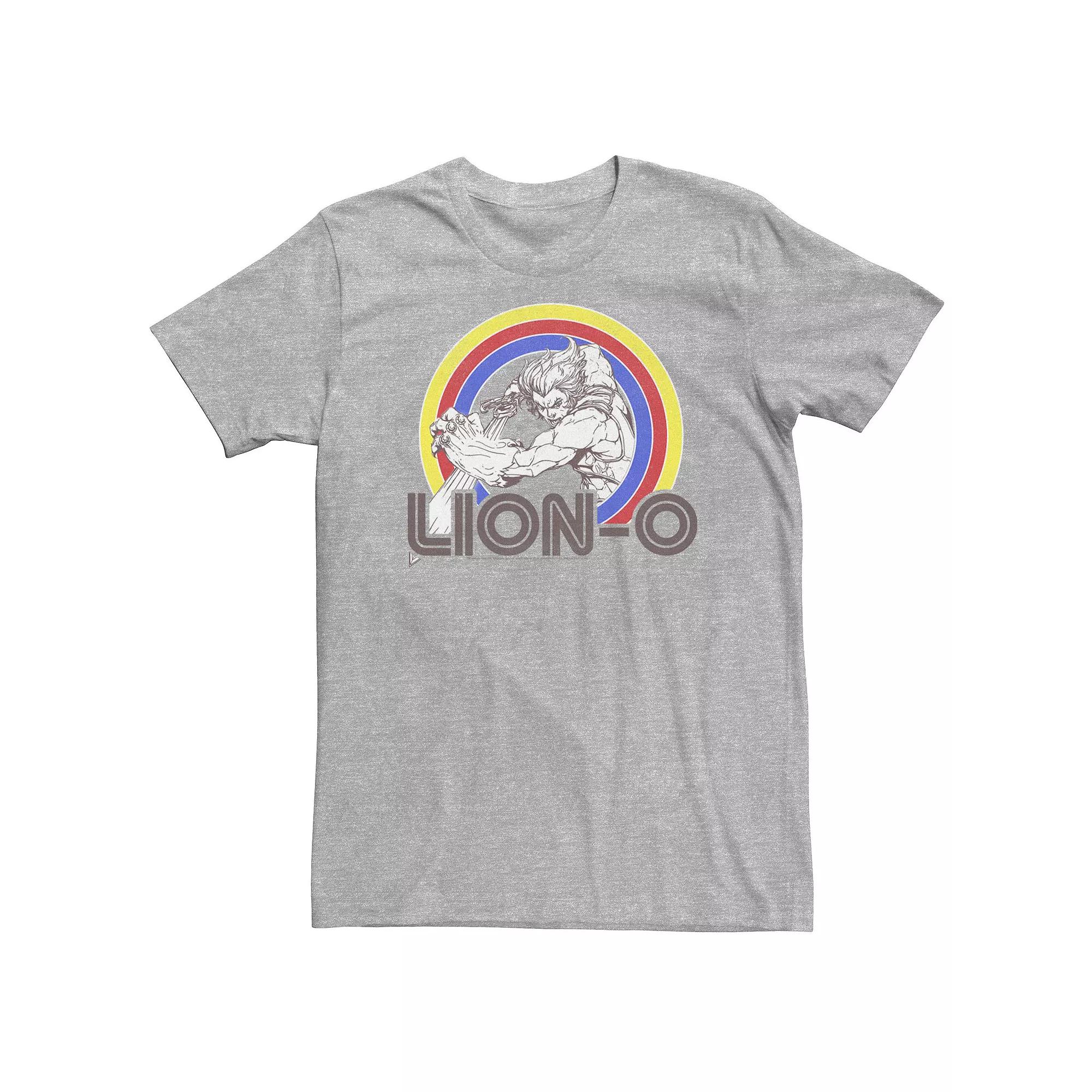 Big & Tall ThunderCats Lion-O Retro Rainbow Tee, Men's,  Product Image