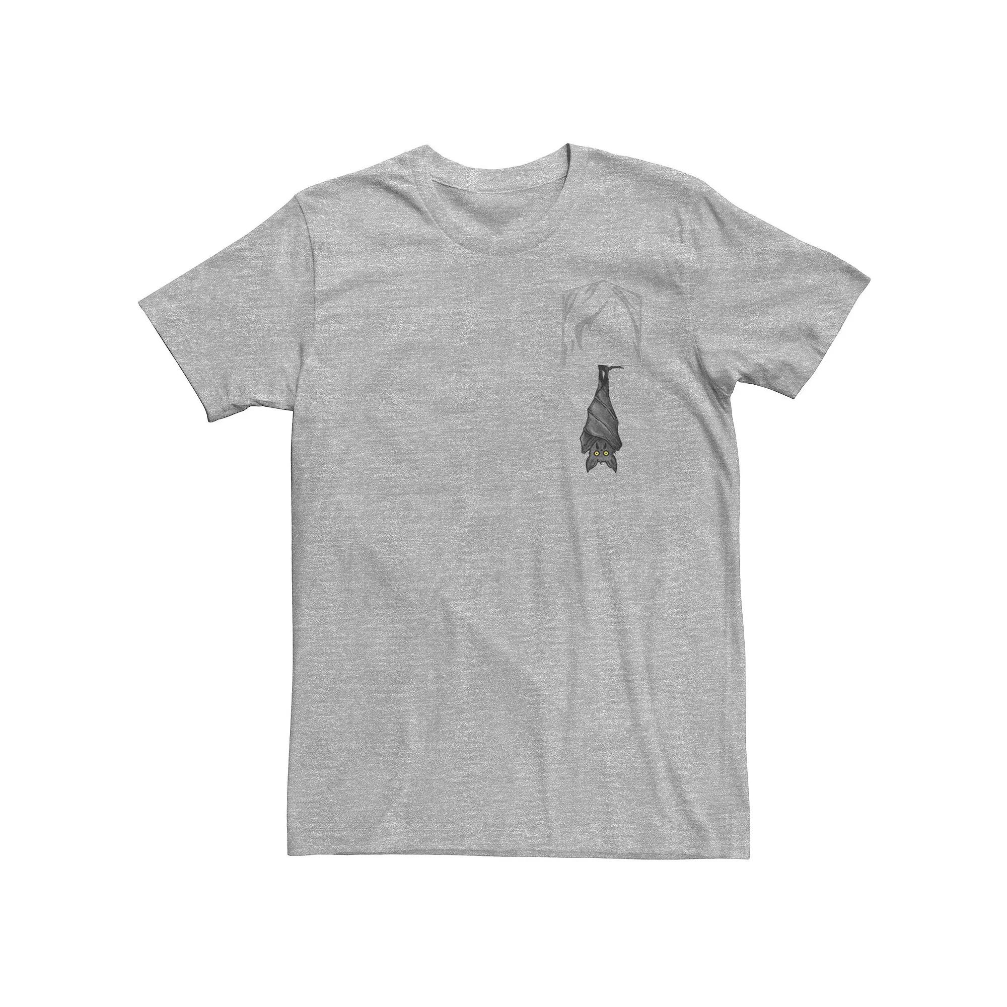 Big & Tall Bat Faux-Pocket Tee, Men's,  Product Image