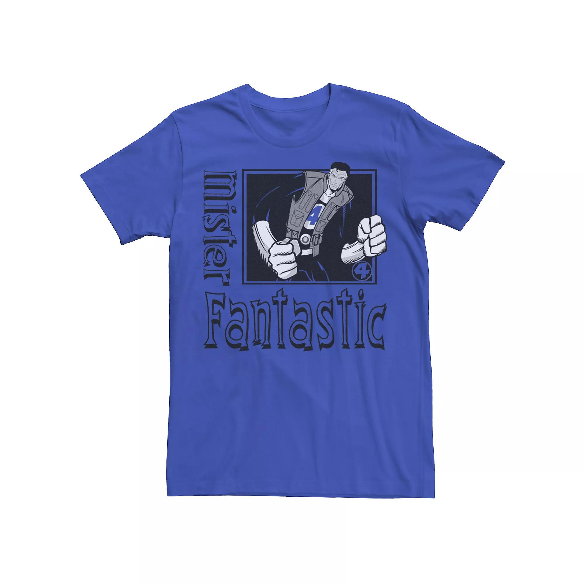 Men's Marvel Mister Fantastic Cartoon Framed Portrait Tee,  Product Image