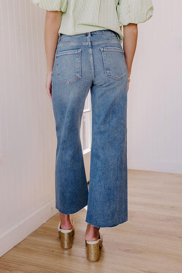 RISEN Alani Midrise Wide Leg Jean Product Image