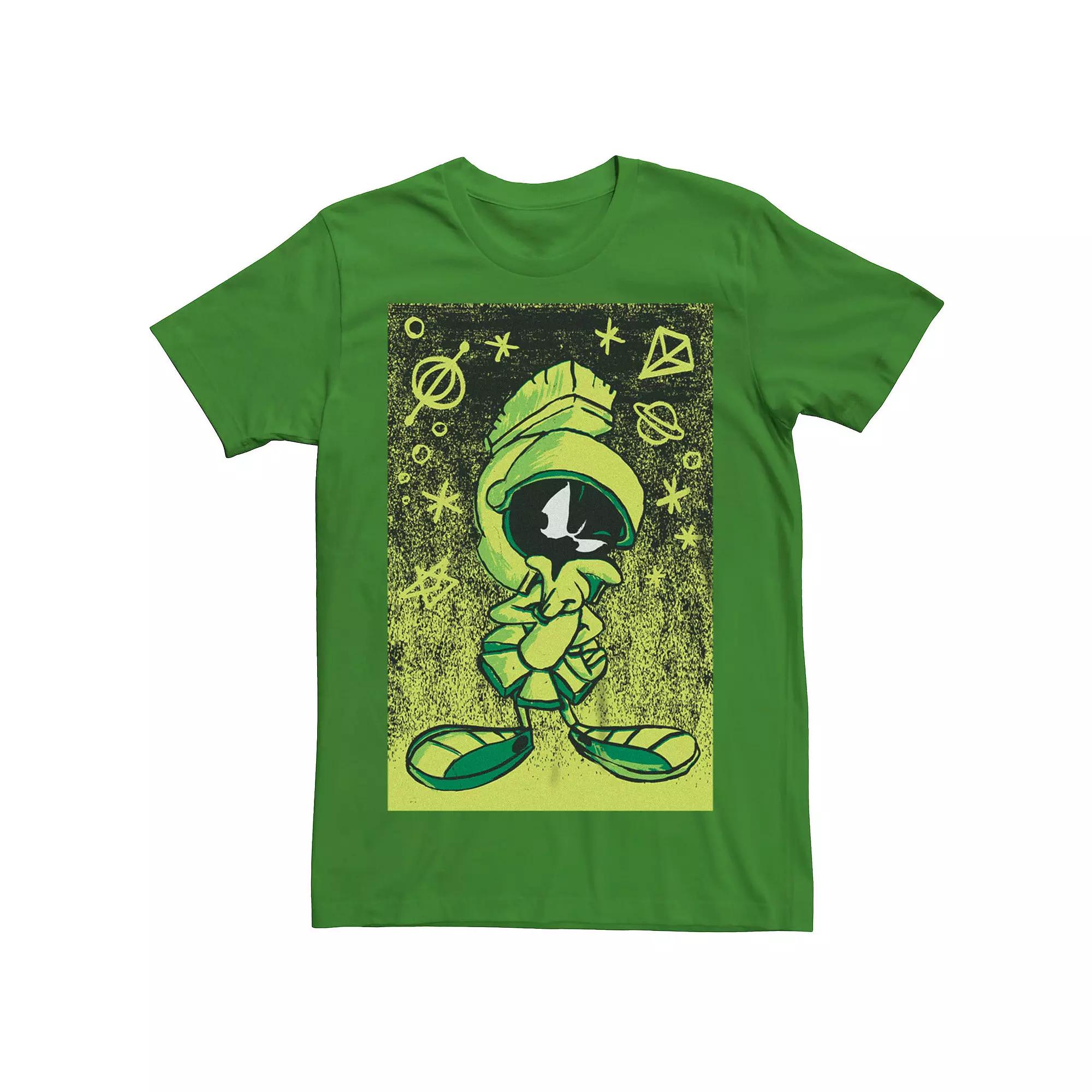 Men's Looney Tunes Marvin The Martian Draw Graphic Tee,  Product Image