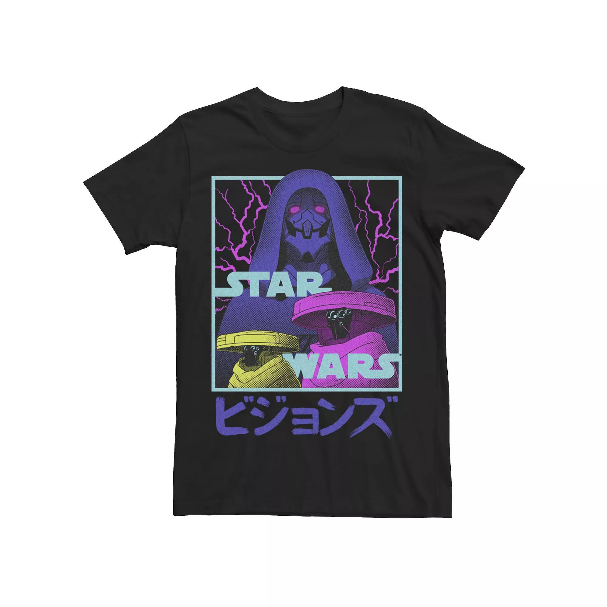 Men's Star Wars Visions Kanji Style Lightning Poster Tee, Boy's,  Product Image