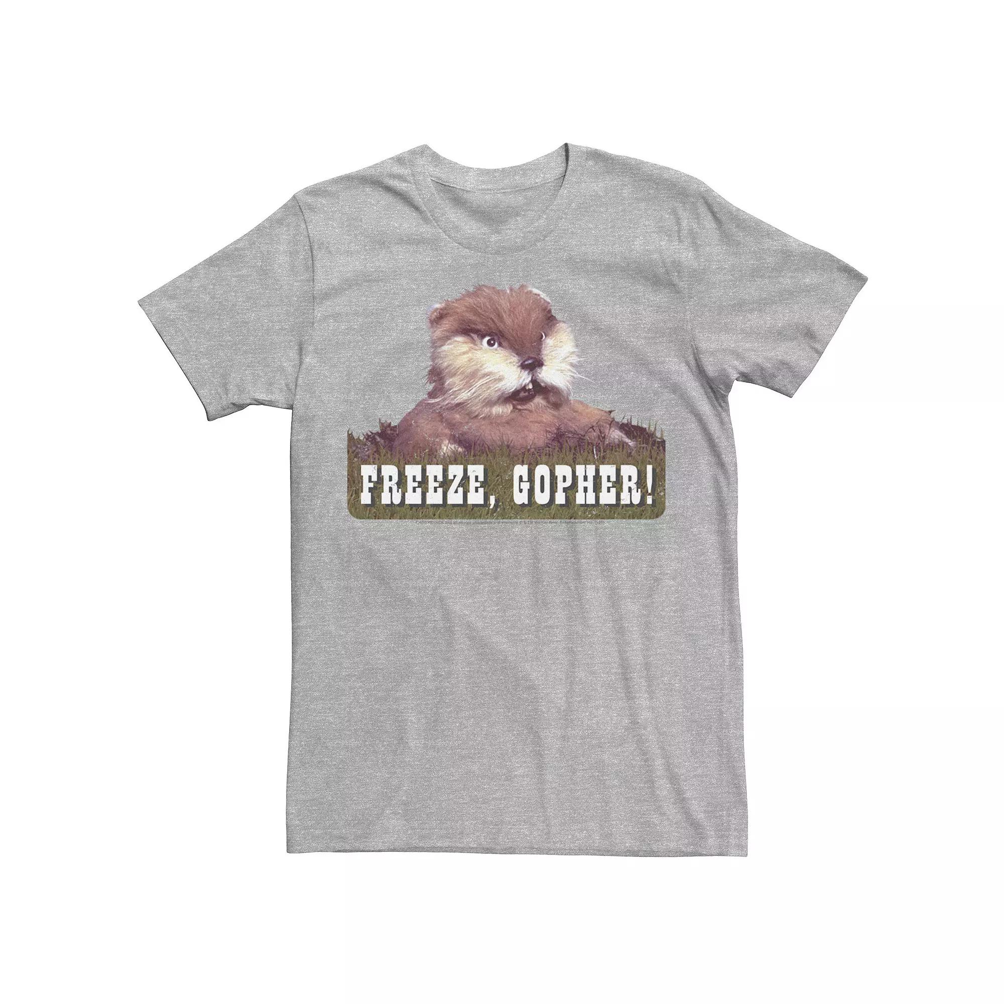 Men's Caddyshack Freeze Gopher Tee, Size: Medium, Athletic Grey Product Image