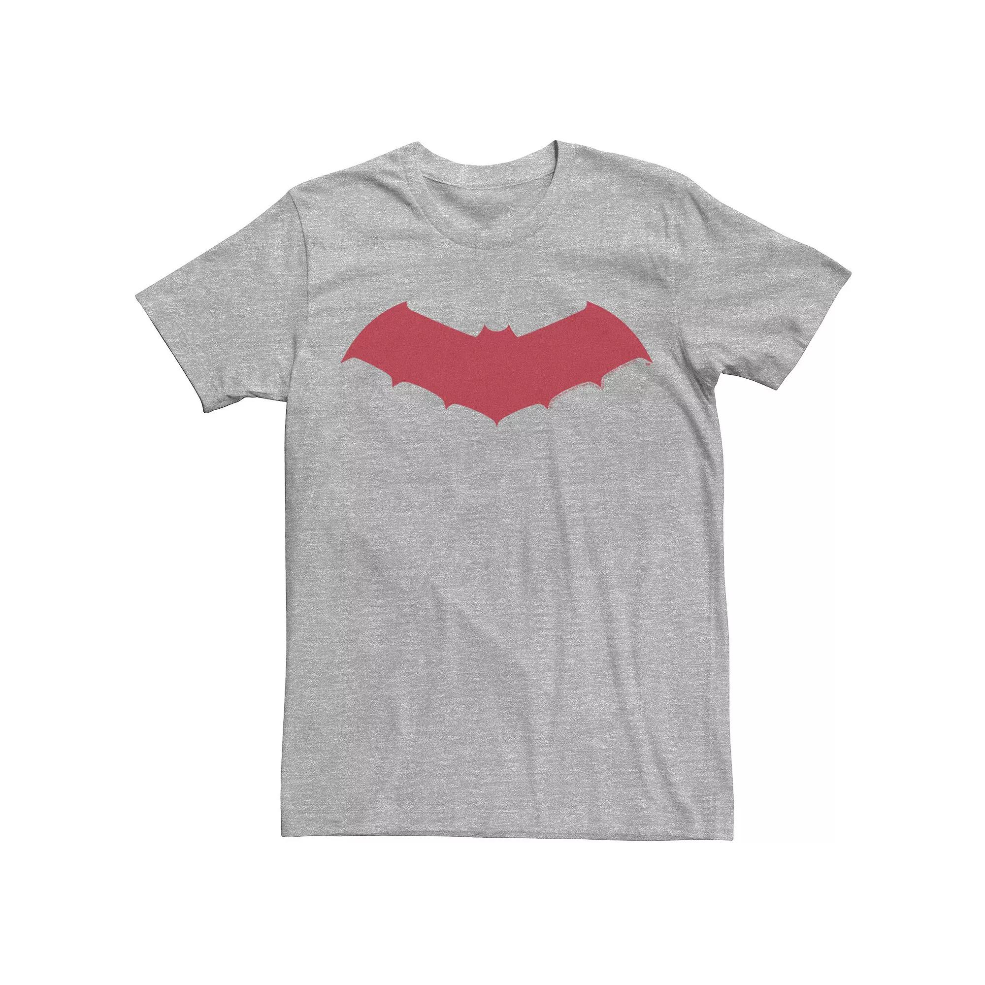 Men's DC Comics Batman Red Chest Logo Tee,  Product Image