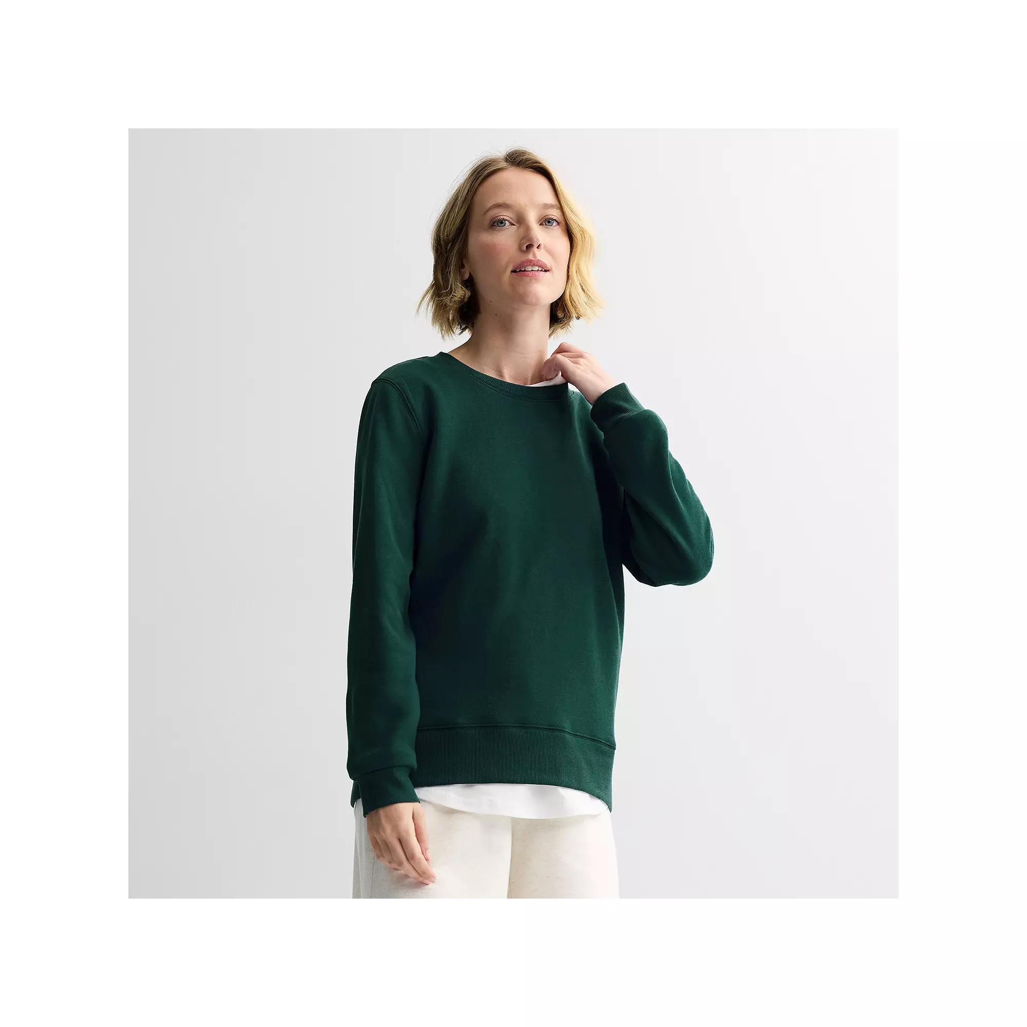 Women's Tek Gear® Ultrasoft Fleece Crewneck Sweatshirt,  Product Image