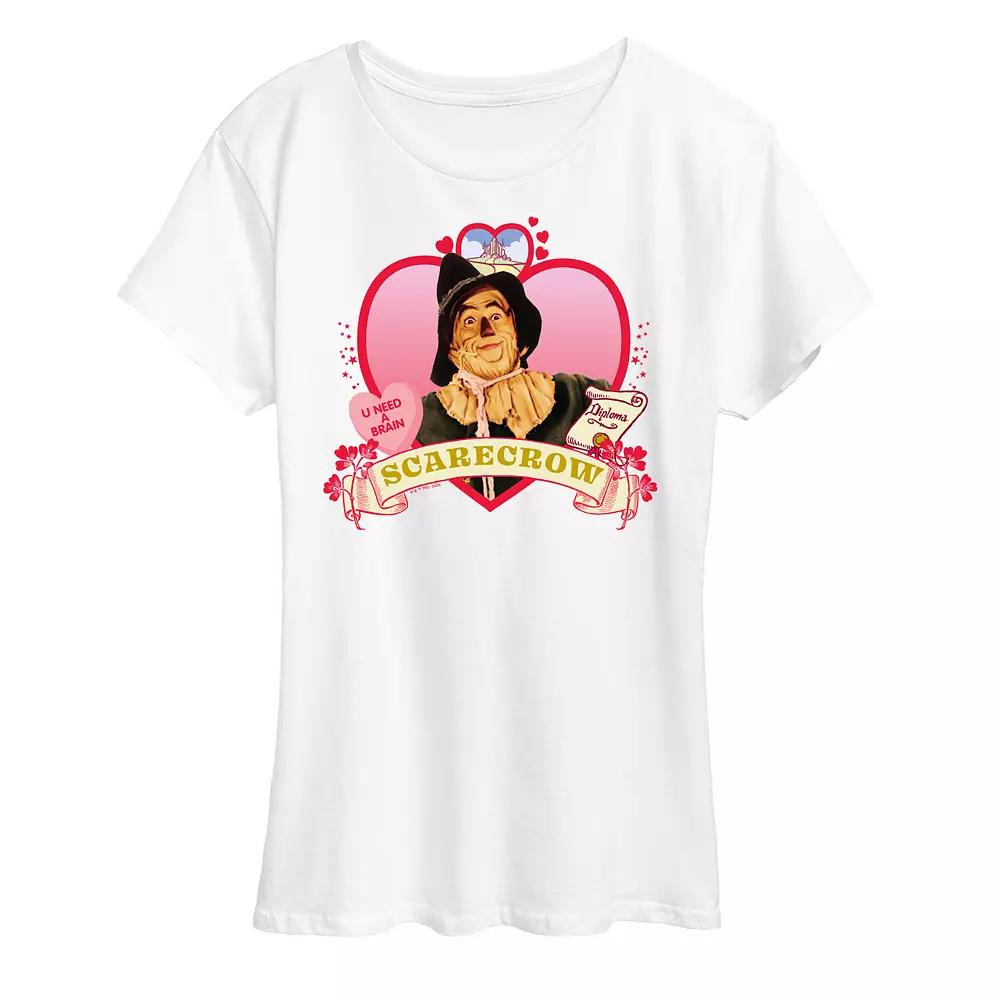 Women's Wizard of Oz Heart Scarecrow Graphic Tee, Girl's,  Product Image