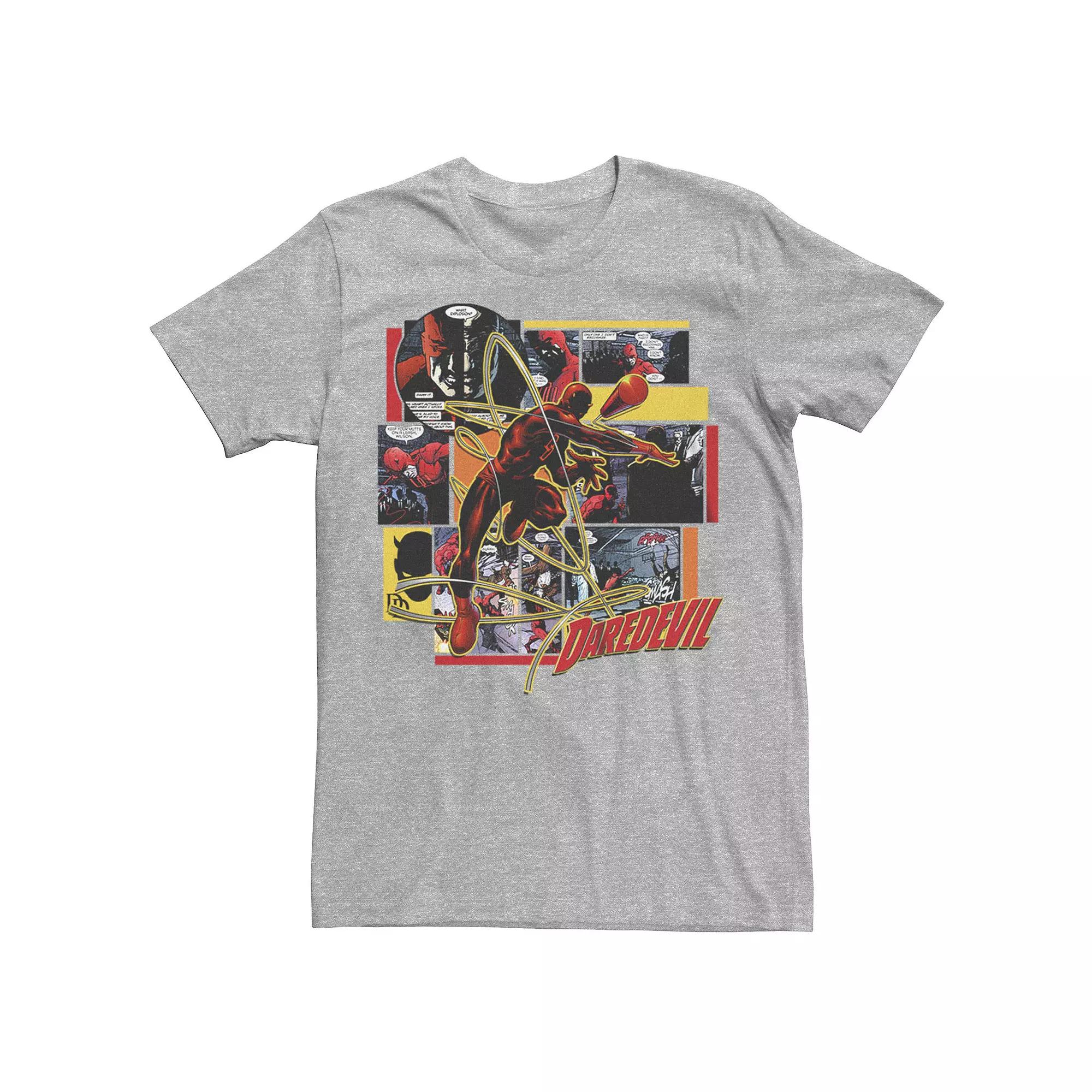 Men's Daredevil Comic Scenes Graphic Tee,  Product Image