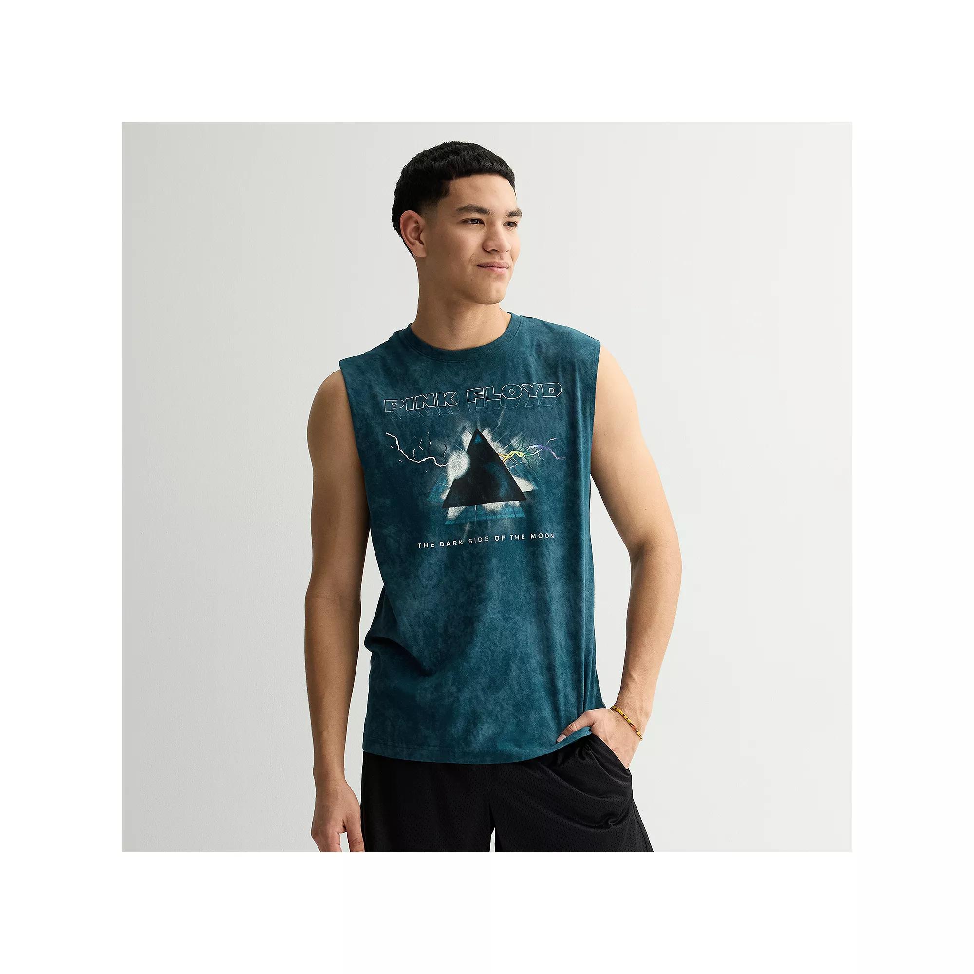 Men's Pink Floyd Sleeveless Graphic Tee, Size: Medium, Blue Product Image
