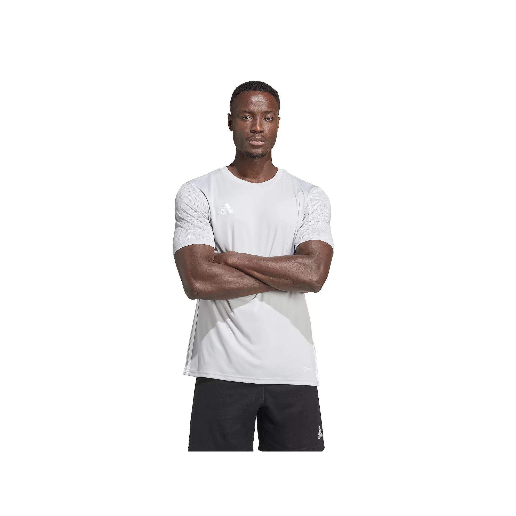 Men's adidas Tabela 23 Tee, Size: Small, Multi Light Gray White Product Image