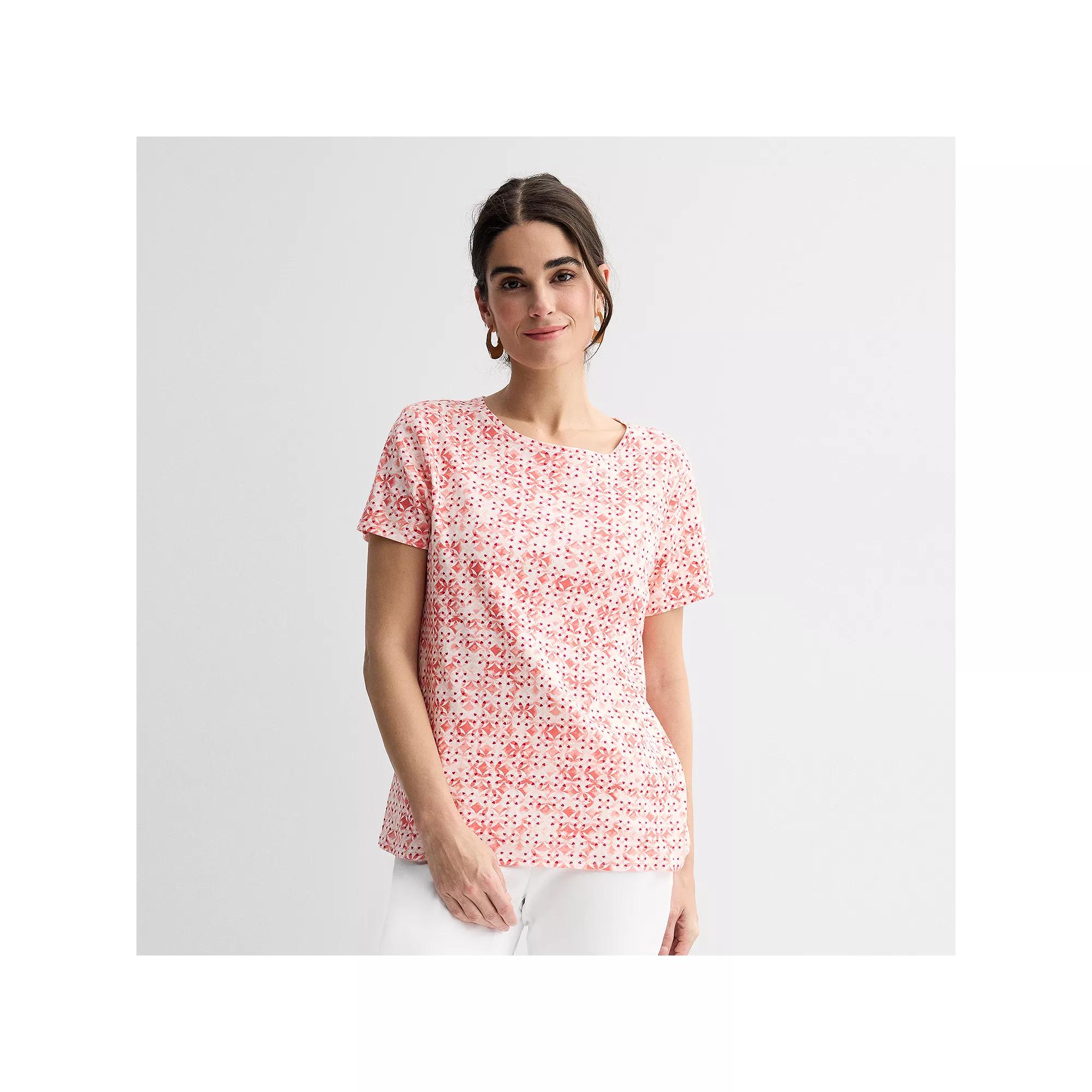 Women's Croft & Barrow® Essential Crewneck Tee,  Product Image