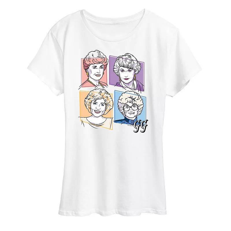 Women's Golden Girls Grid Graphic Tee, Girl's,  Product Image