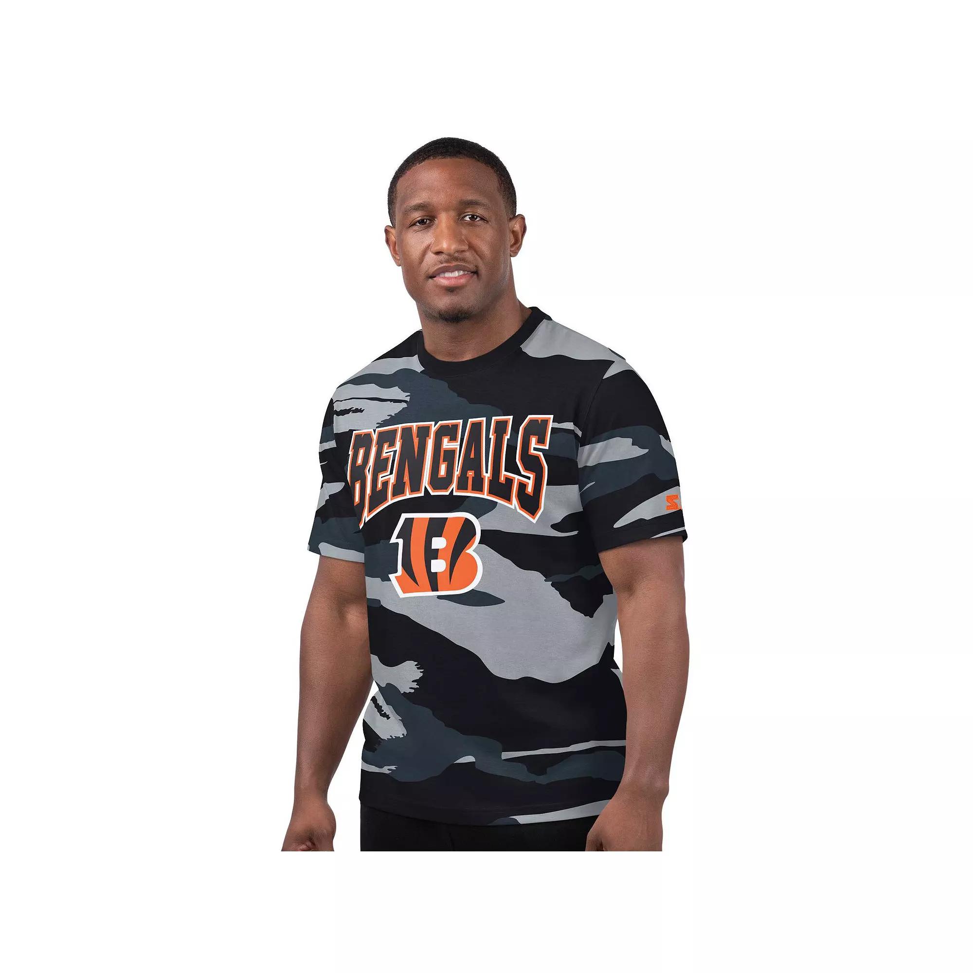 Men's Starter Gray Cincinnati Bengals Thursday Night Gridiron T-Shirt,  Product Image