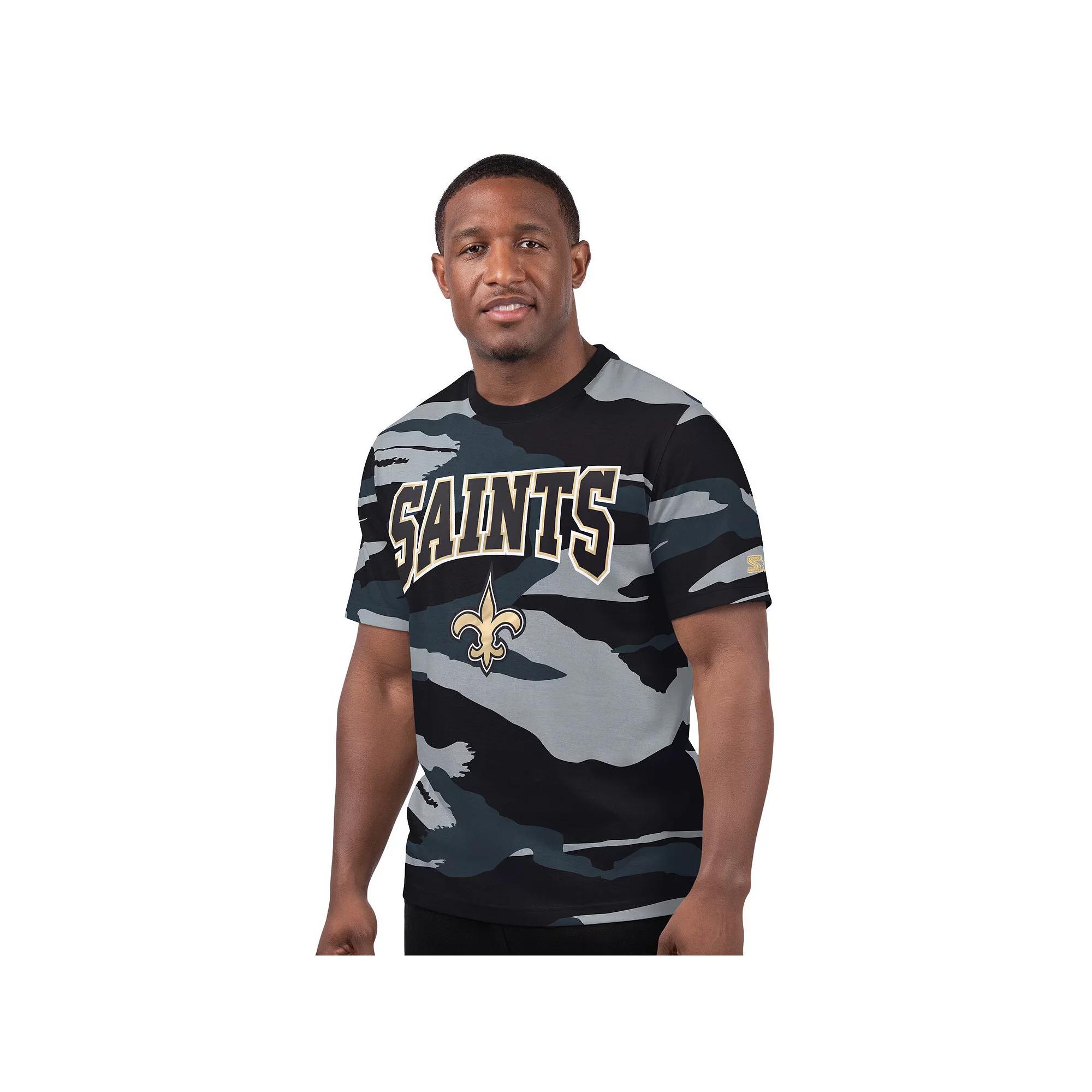 Men's Starter Gray New Orleans Saints Thursday Night Gridiron T-Shirt, Size: XL, Grey Product Image