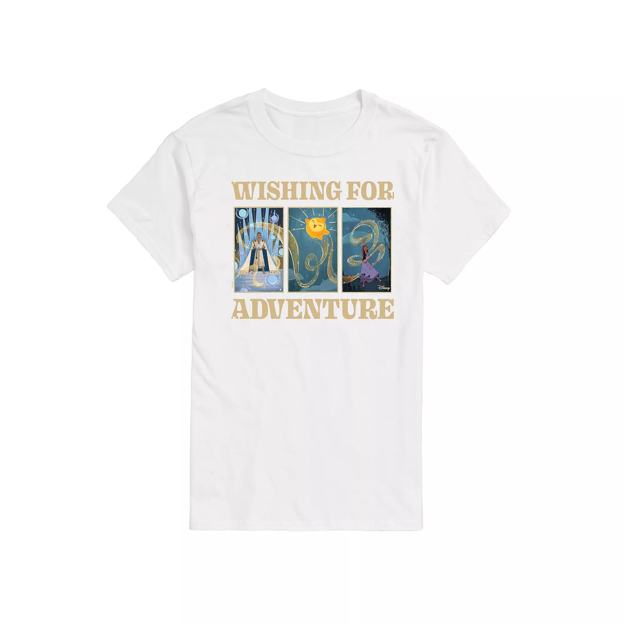 Disney's Wish Big & Tall Wishing For Adventure Graphic Tee, Men's,  Product Image