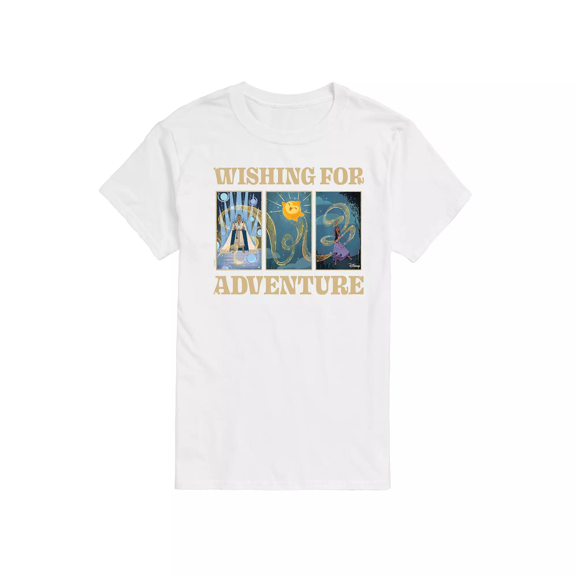 Disney's Wish Big & Tall Wishing For Adventure Graphic Tee, Men's,  Product Image