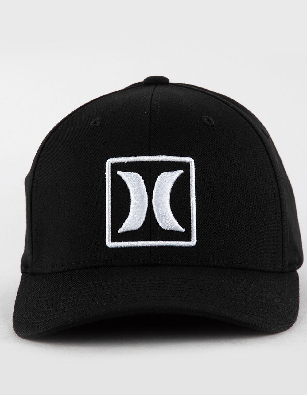HURLEY Reflect Icon Flexfit Hat - BLACK COMBO Product Image