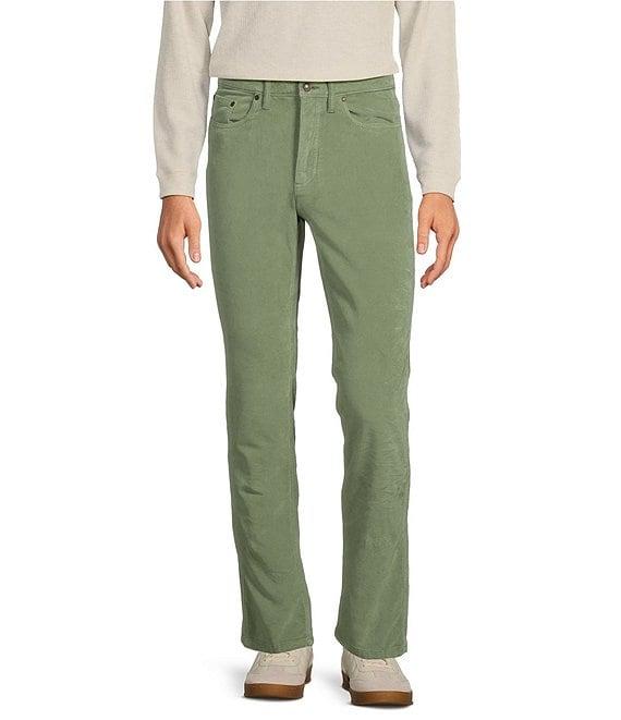 Rowm The Nomad Flat Front Diagonal Corduroy Garment Dyed 5-Pocket Pants Product Image