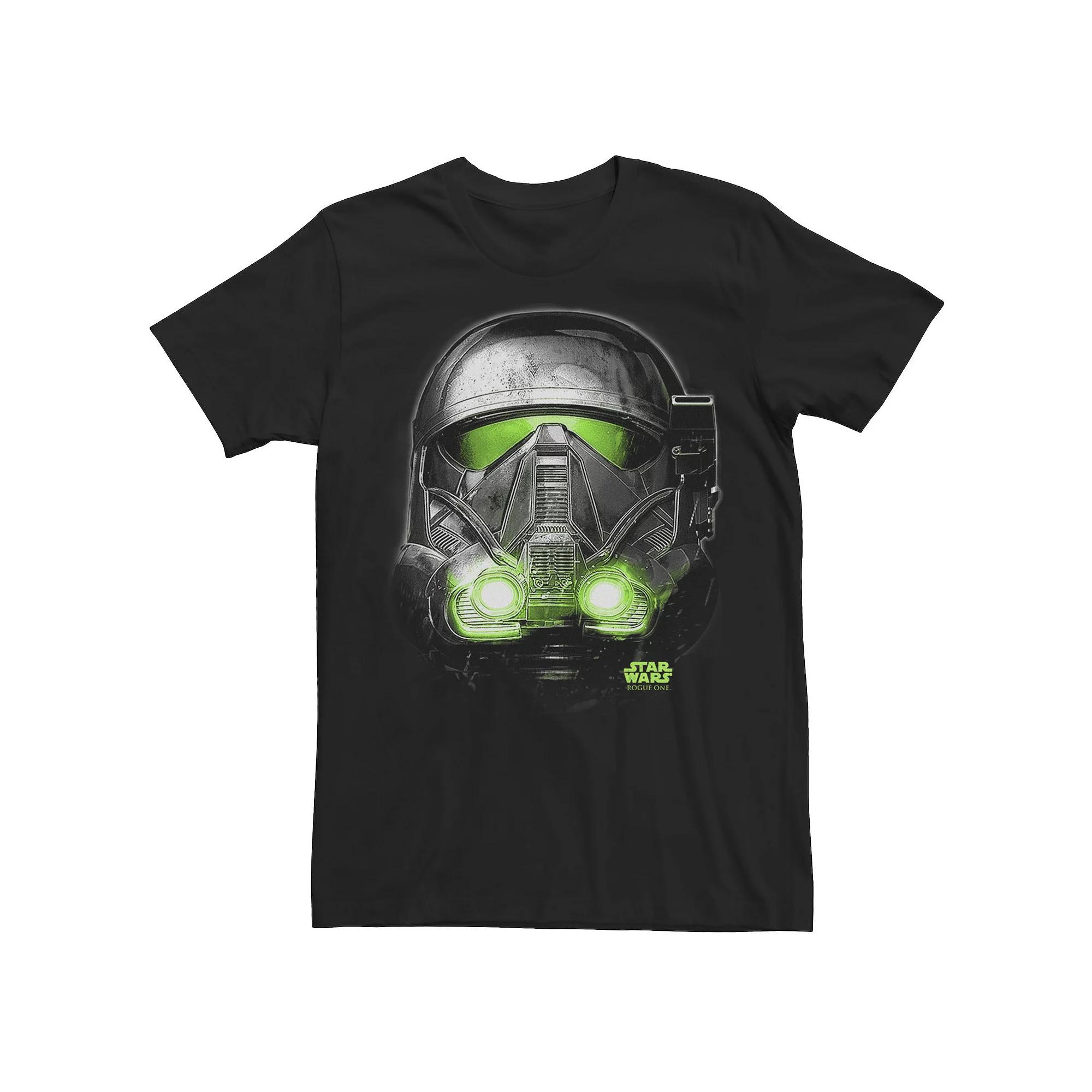 Mens Star Wars Rogue One Death Trooper Helmet Tee Product Image