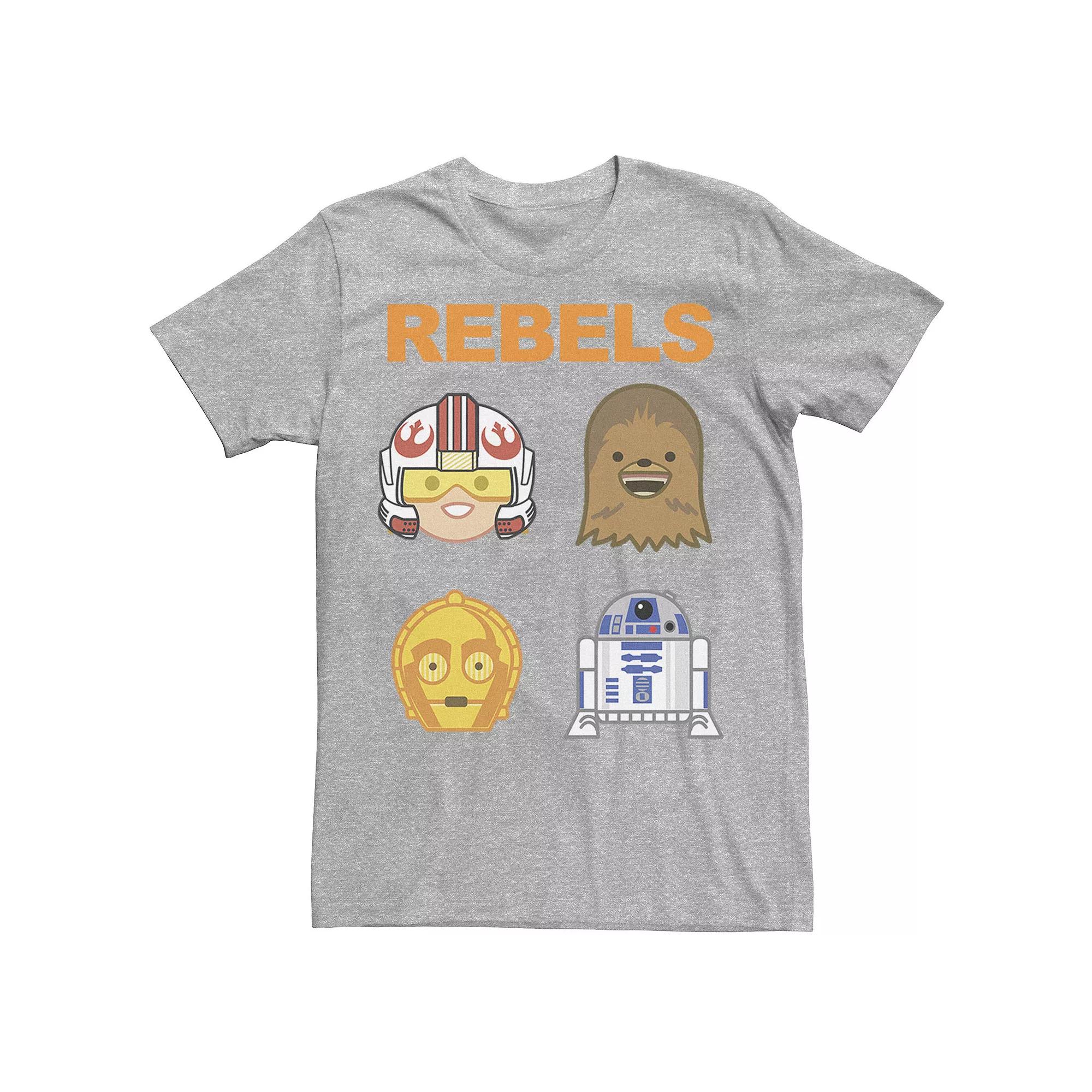 Men's Star Wars Kawaii Rebel Head Shots Tee,  Product Image