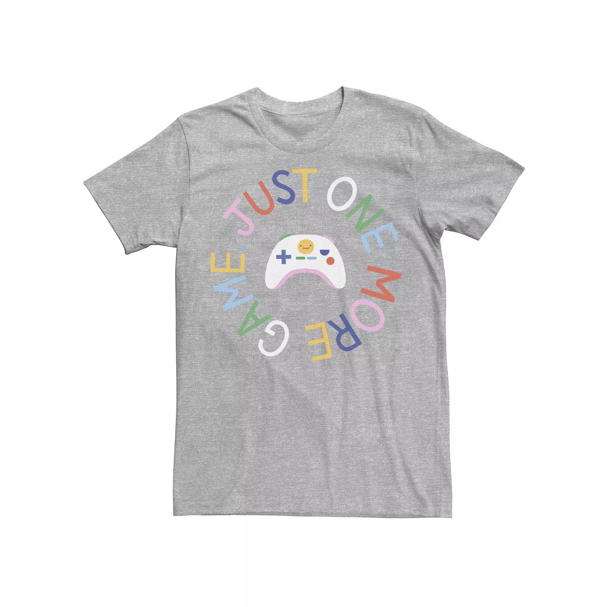 Men's Just One More Game Circled Text Controller Tee,  Product Image