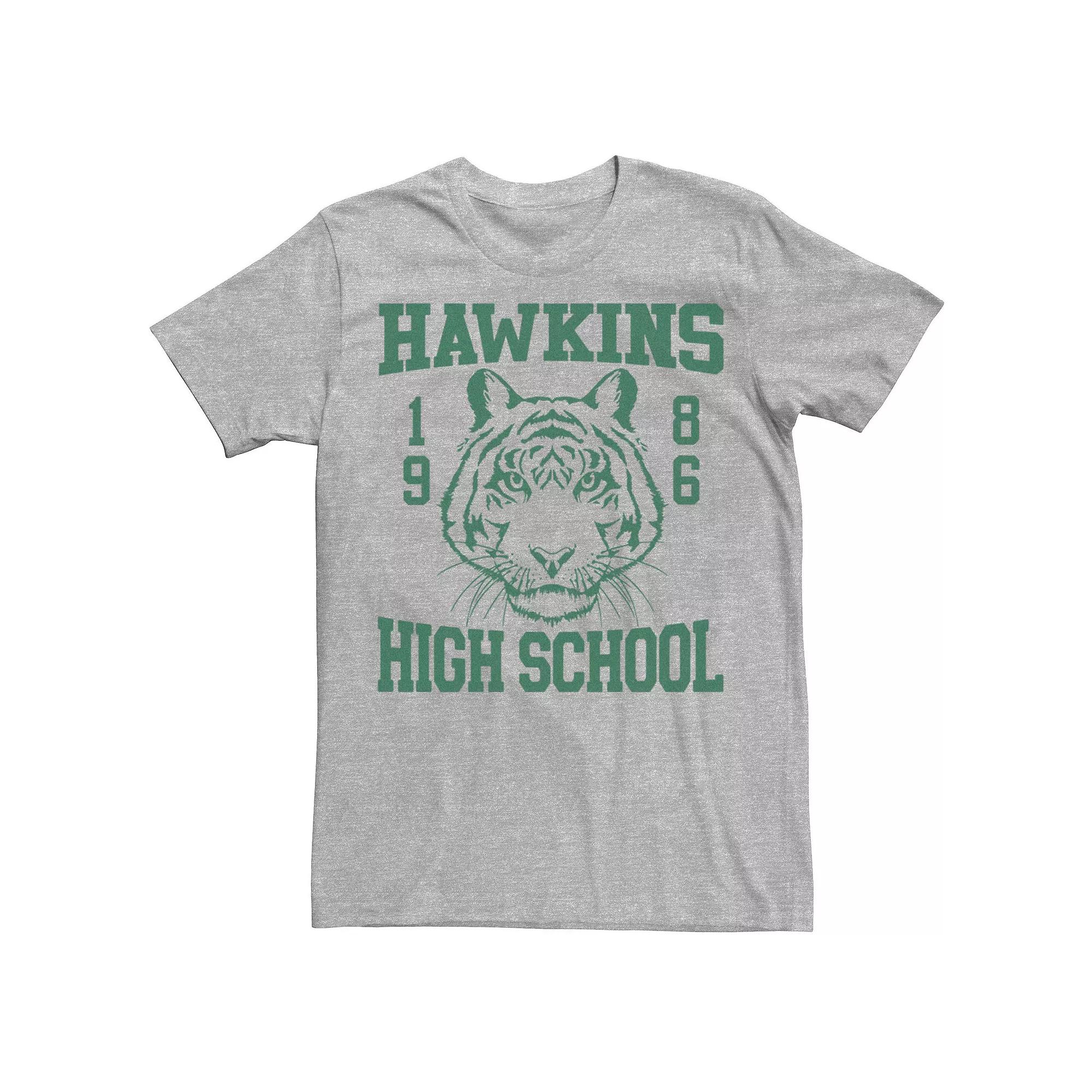 Men's Netflix Stranger Things Tiger Hawkins High School 1986 Tee,  Product Image