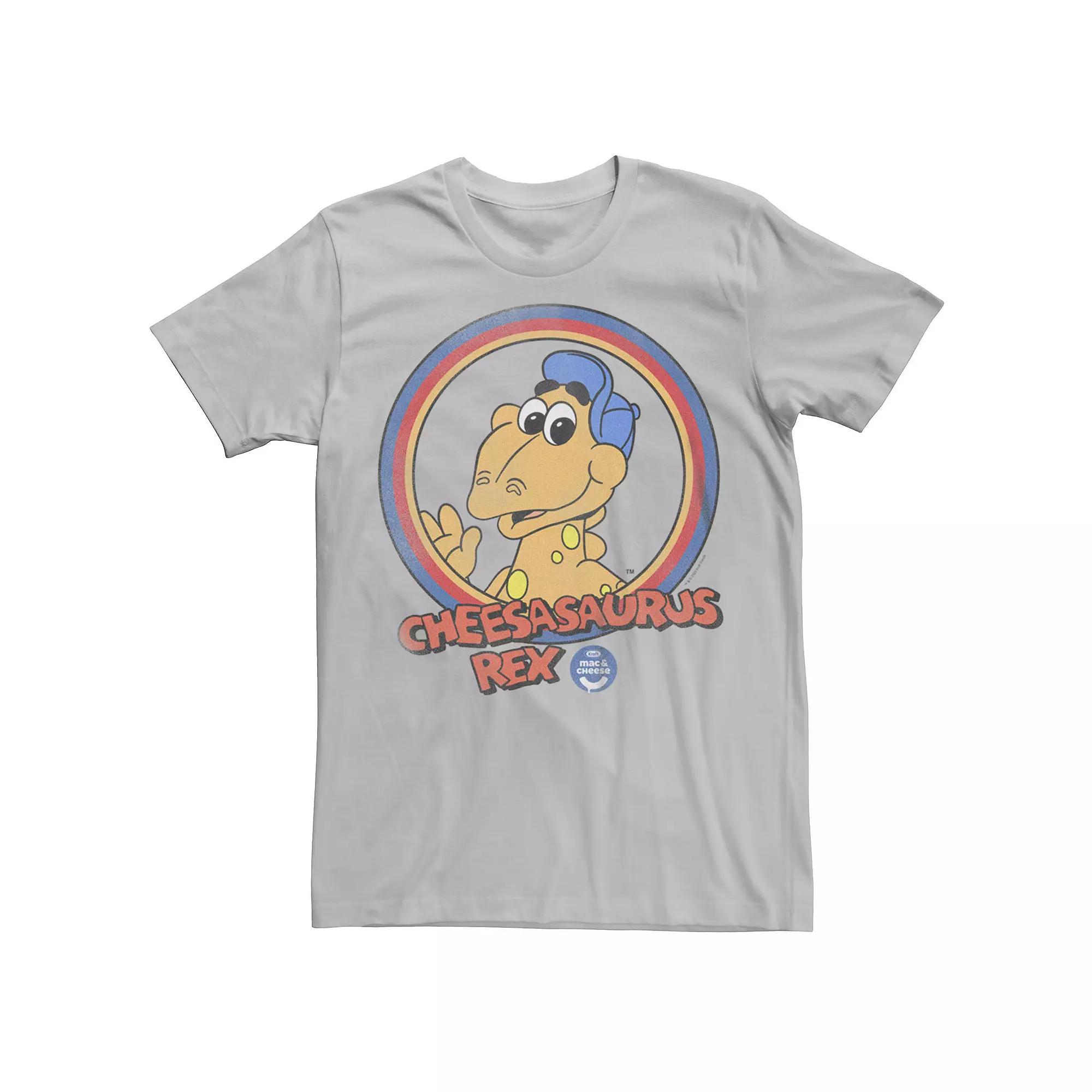 Men's Kraft Mac & Cheese Cheesasaurus Rex Stamp Graphic Tee,  Product Image