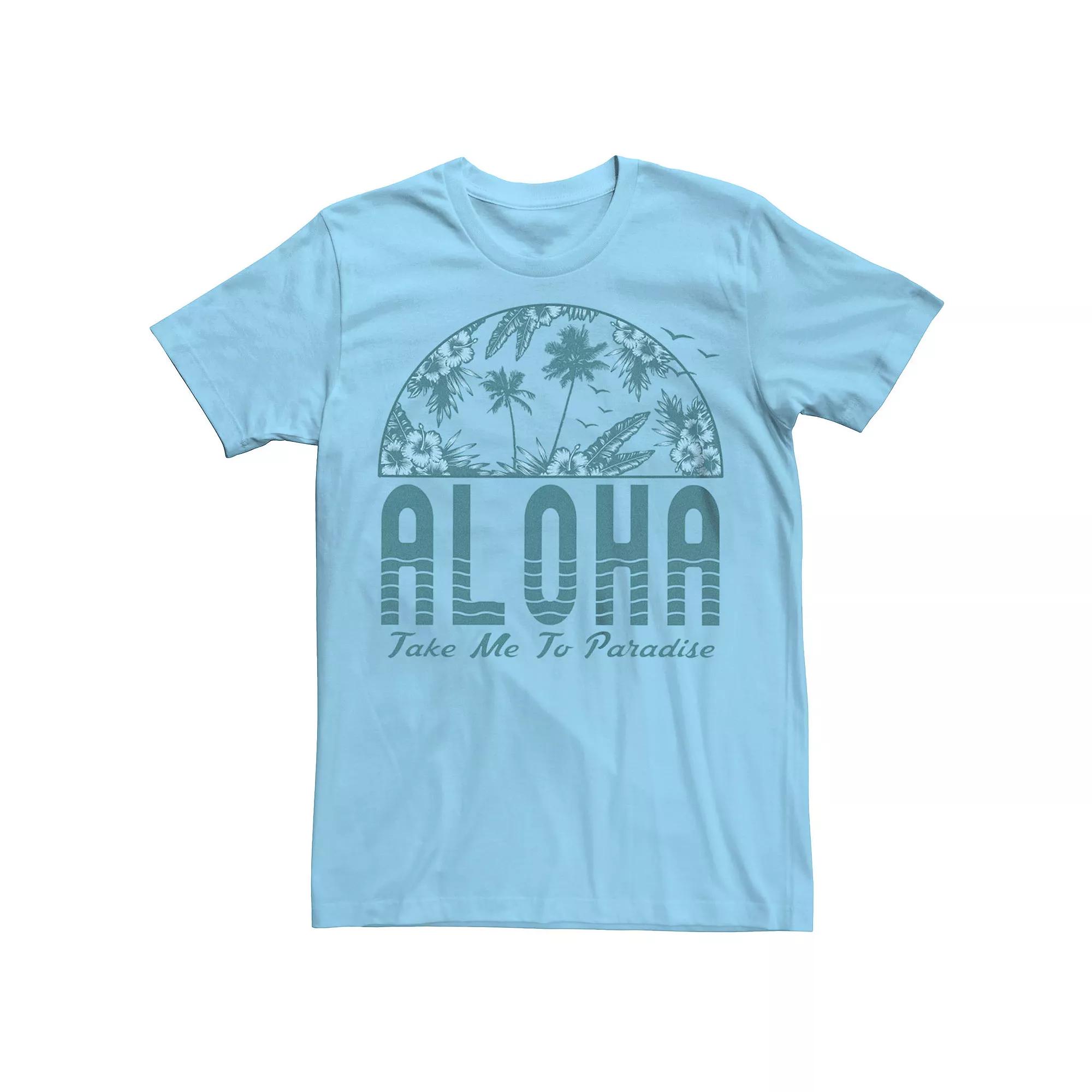 Men's Aloha Take Me to Paradise Graphic Tee,  Product Image