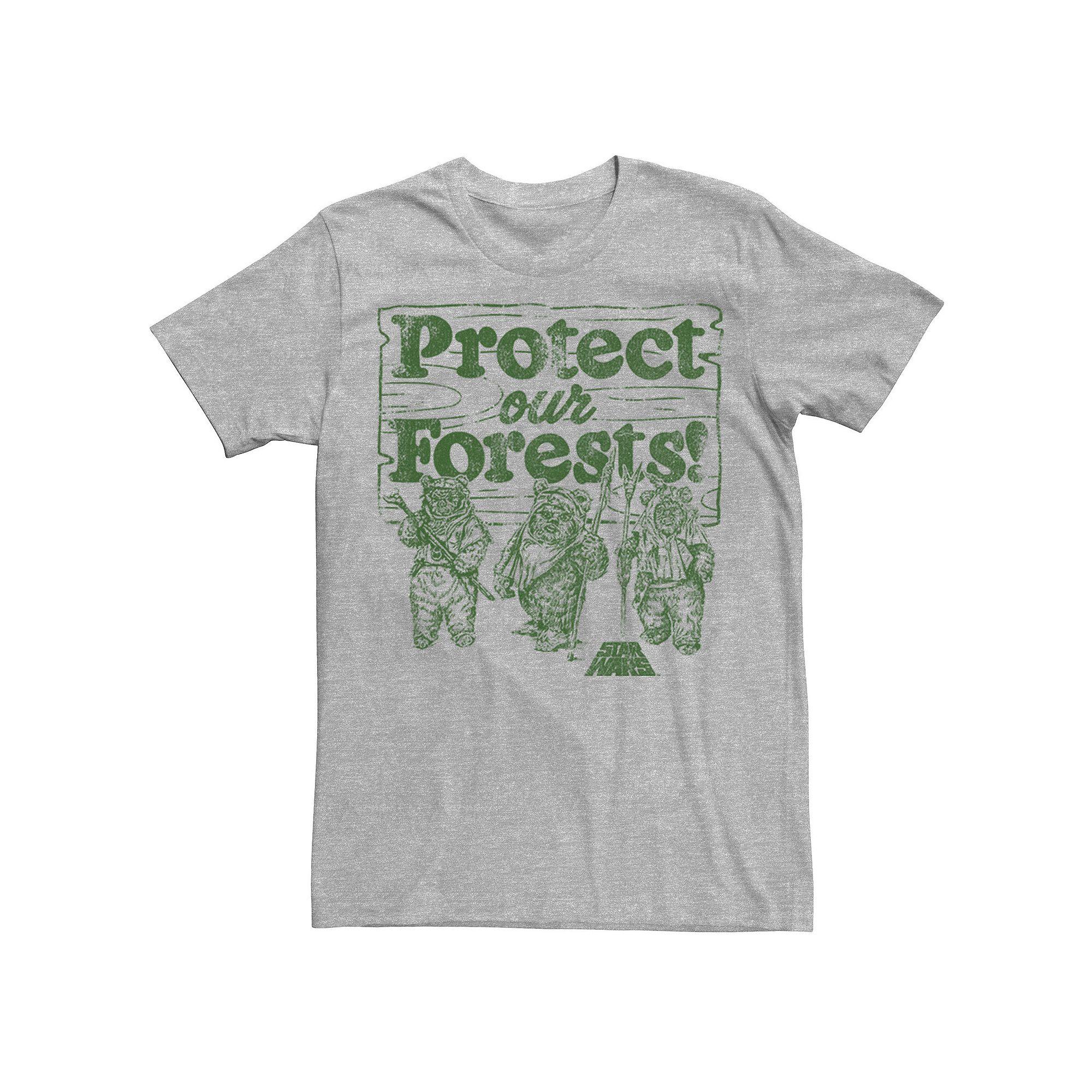 Men's Star Wars Ewoks Protect Our Forests Camp Tee,  Product Image