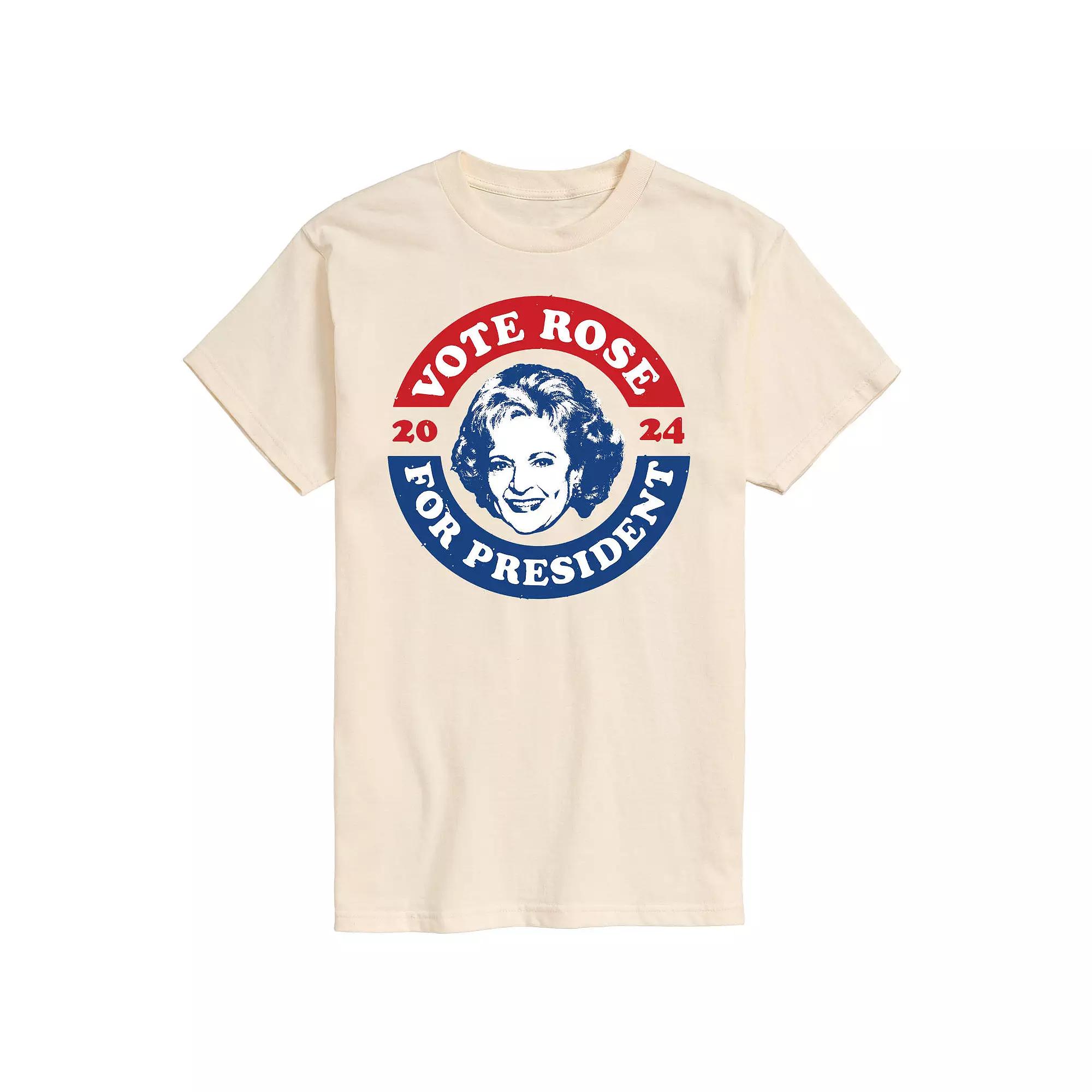 Men's Golden Girls President Rose Tee,  Product Image