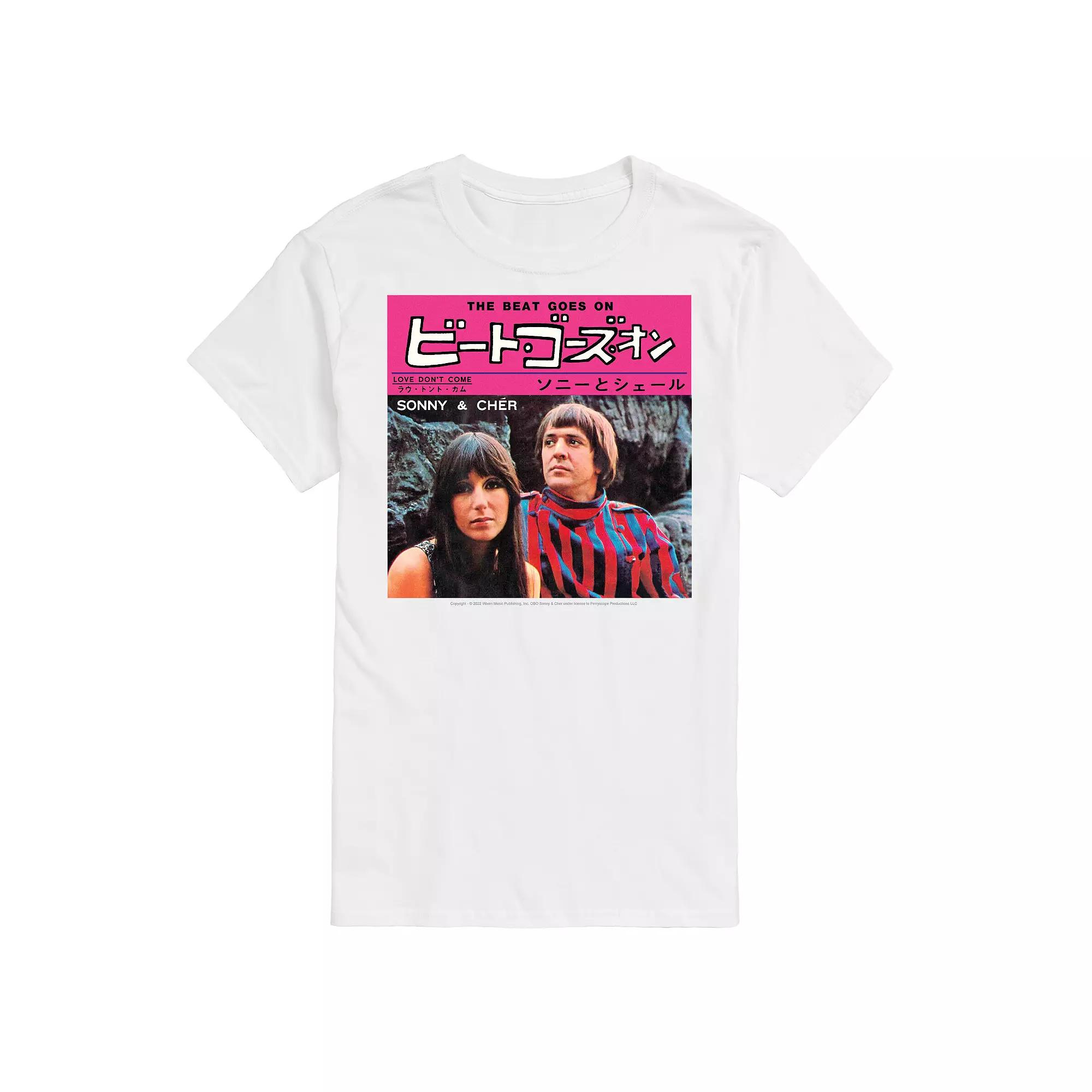 Big & Tall Sonny And Cher Tee, Men's,  Product Image