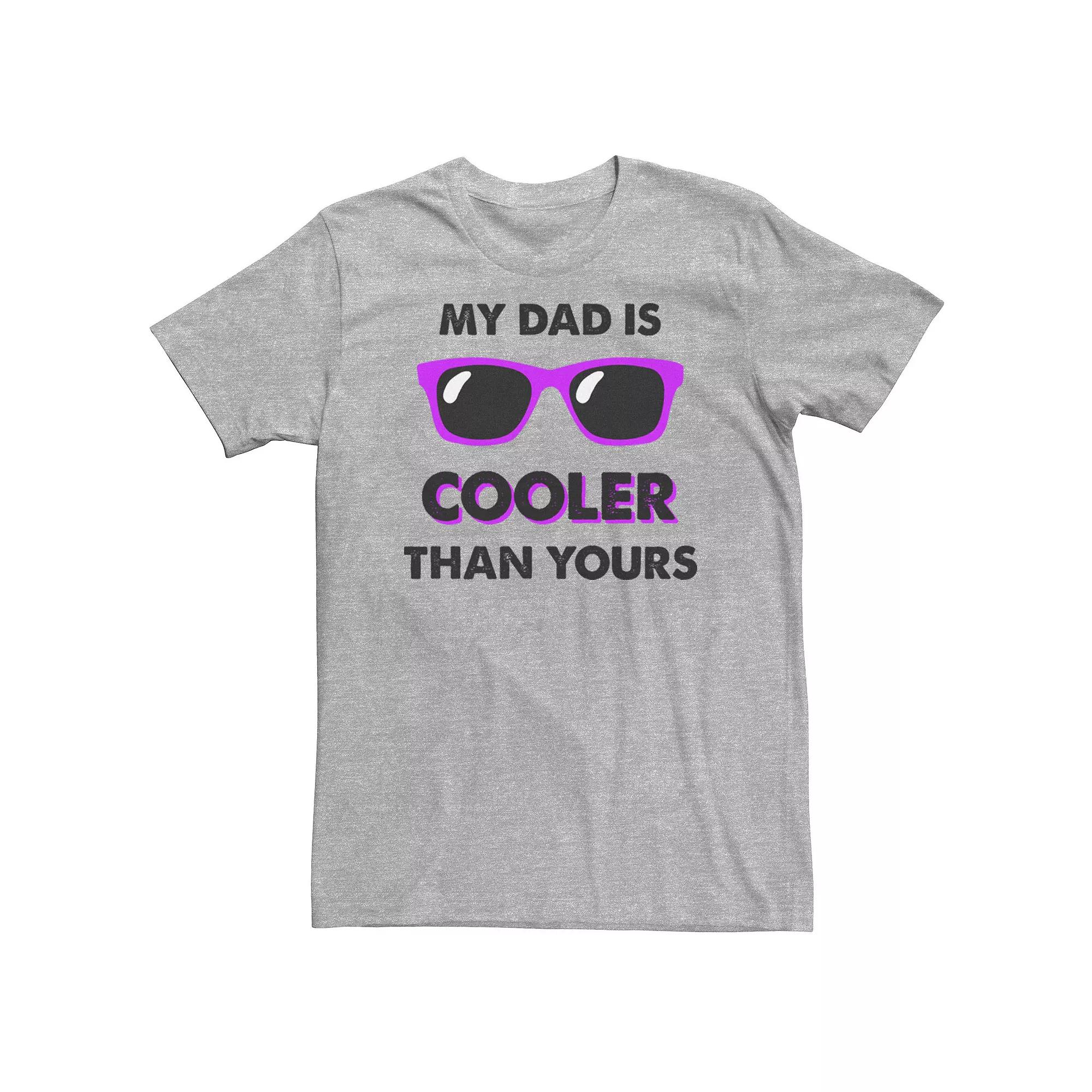 Big & Tall "My Dad is COOLER Than Yours" Father's Day Tee, Men's,  Product Image