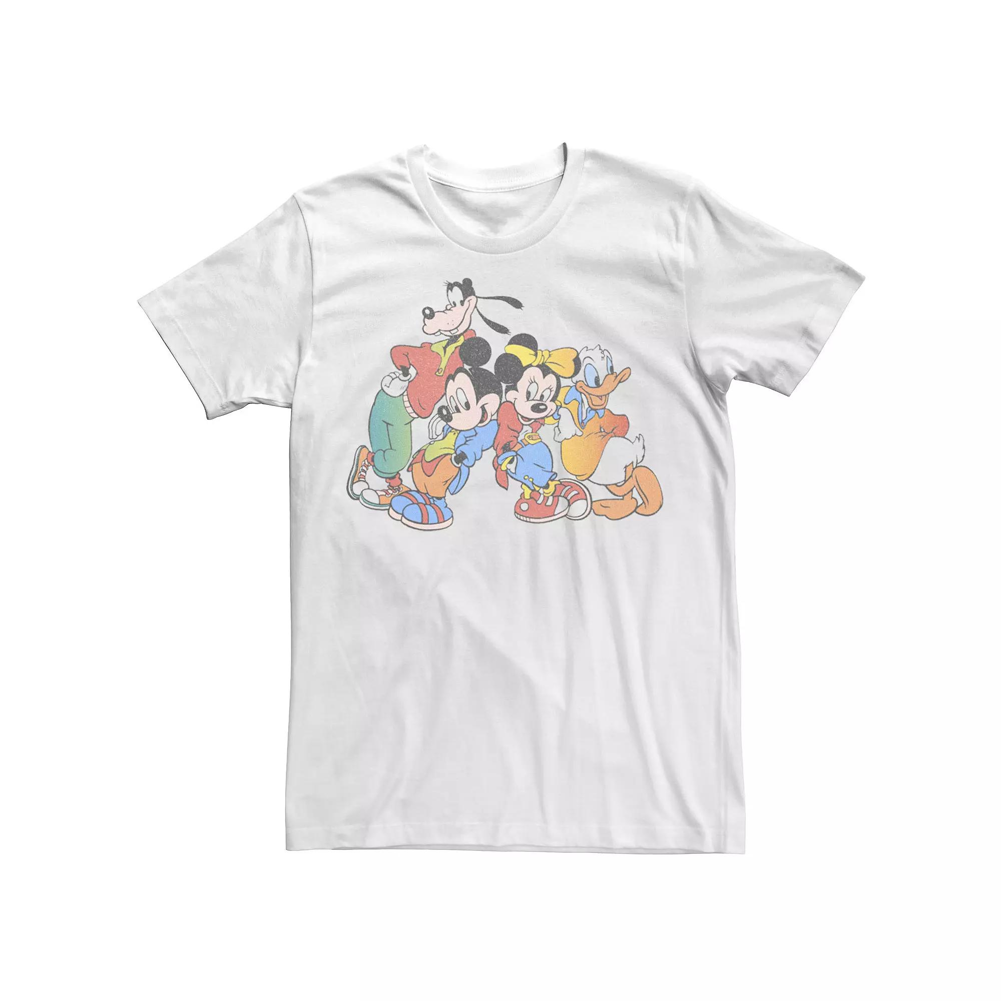 Disney's Mickey Mouse & Friends Men's 90's Style Portrait Tee,  Product Image