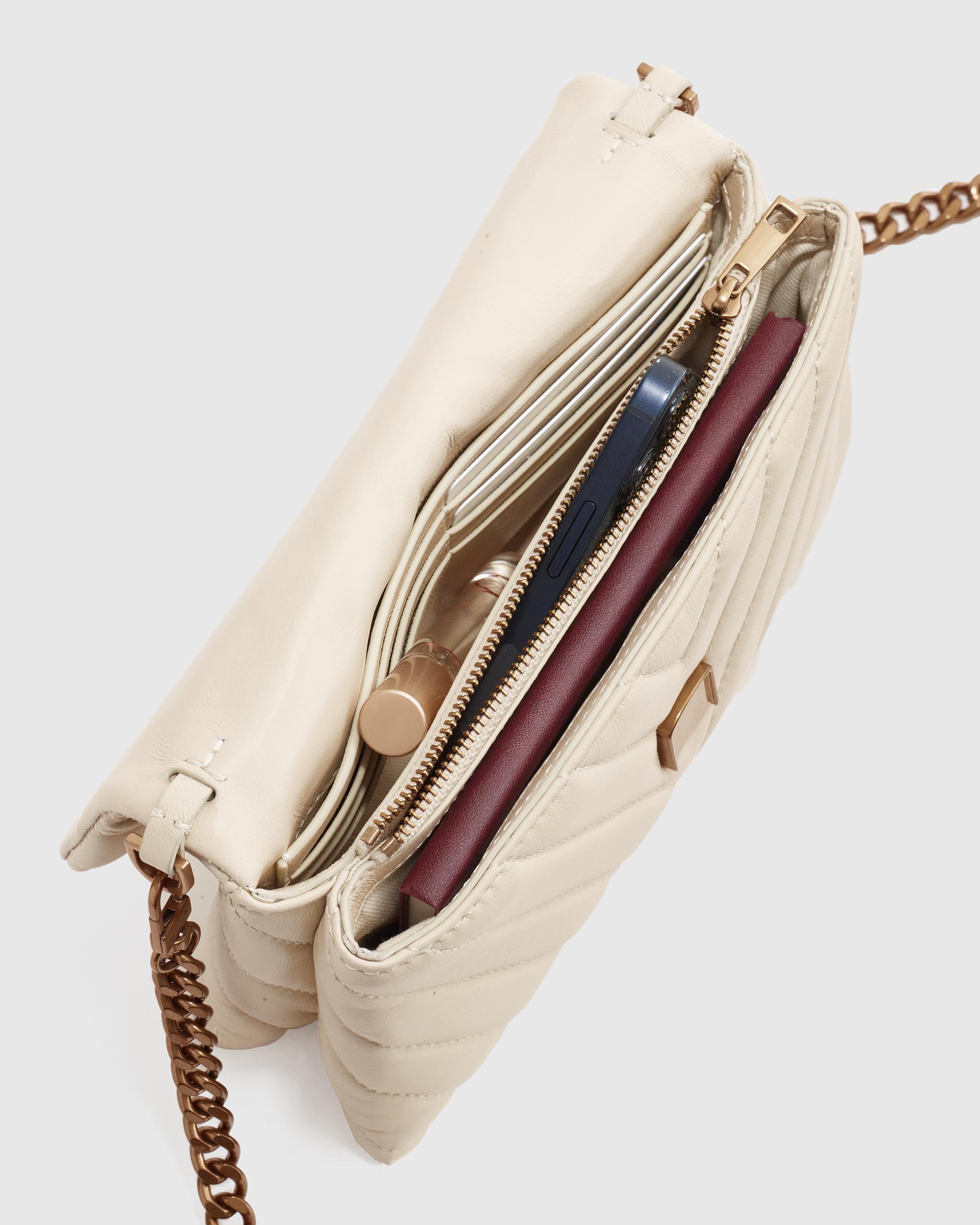 Quince | Women's Italian Leather Quilted Wallet Crossbody Product Image