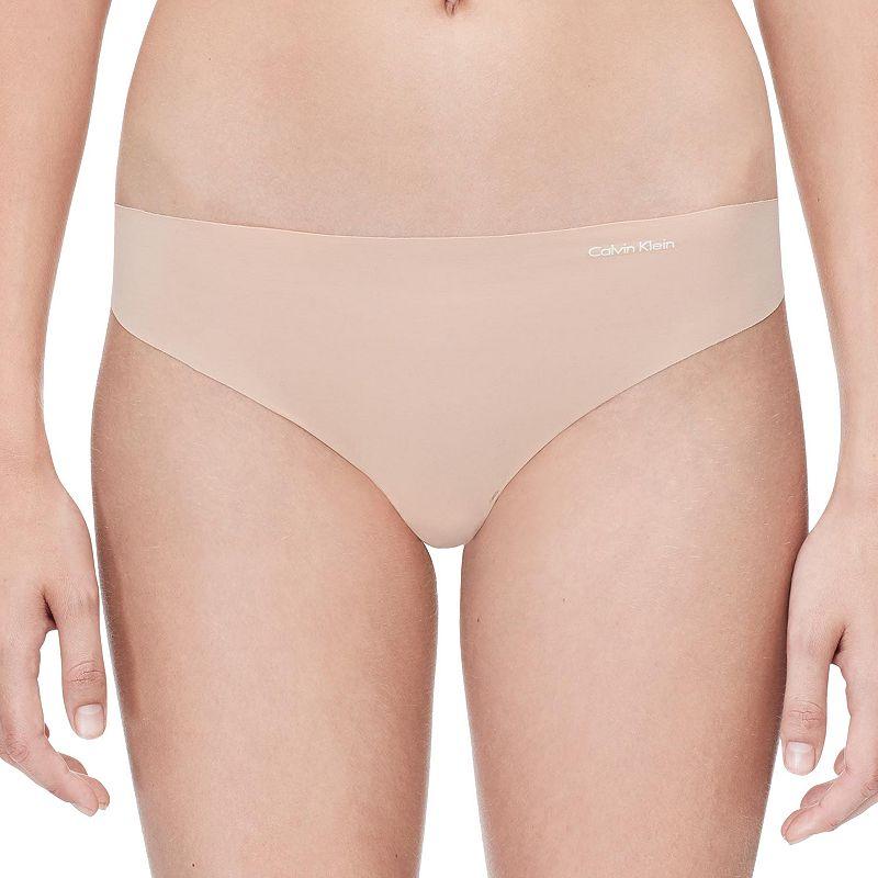 Women's Calvin Klein 3-pk. Invisibles Seamless Thong Panty Set QD3558,  Product Image