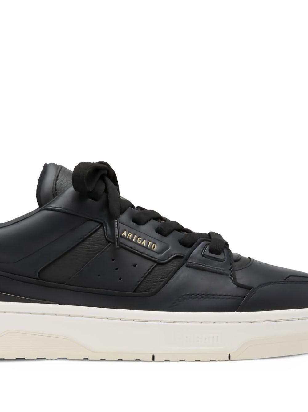 Clay leather panelled sneakers Product Image