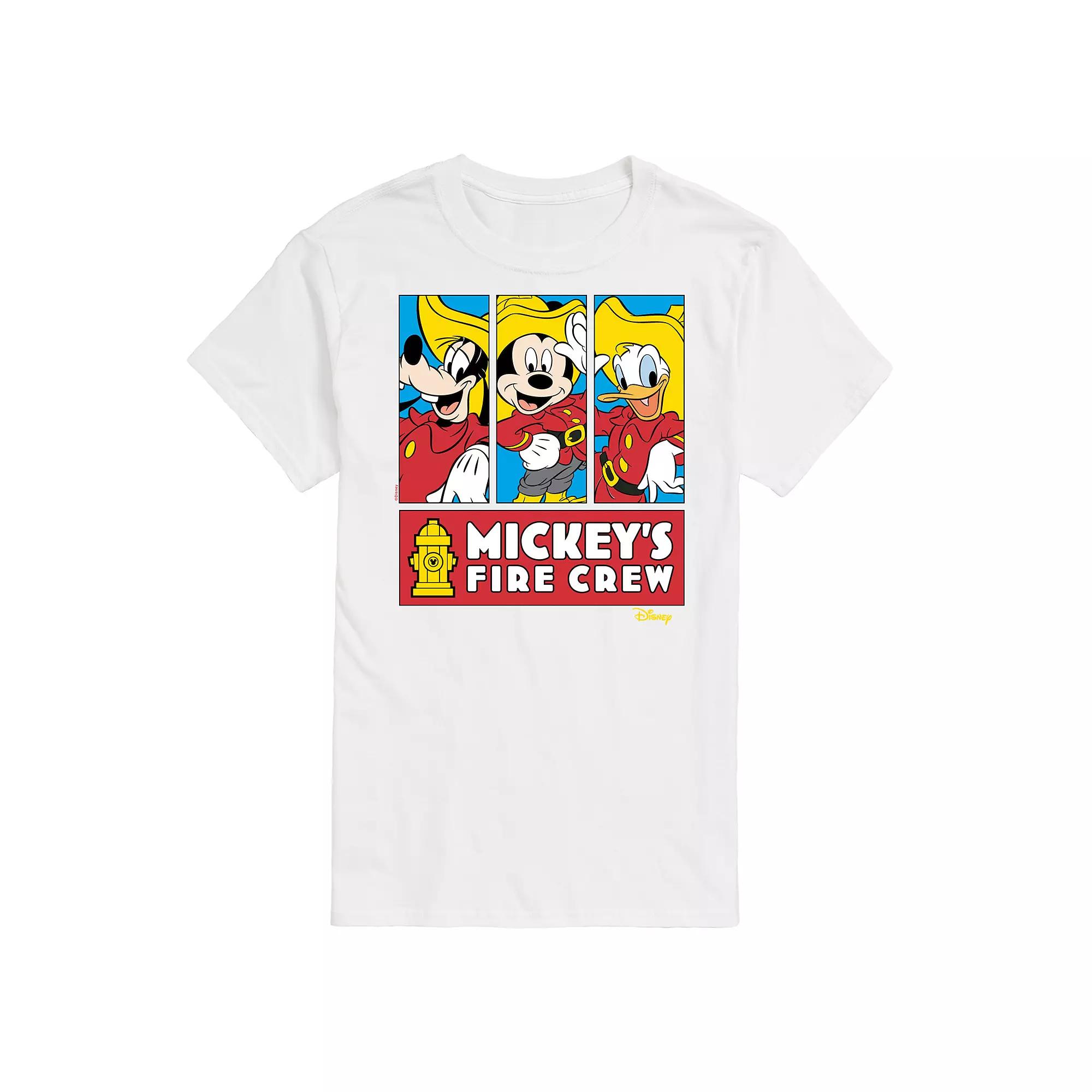 Disney's Mickey Mouse & Friends Men's Fire Crew Graphic Tee,  Product Image